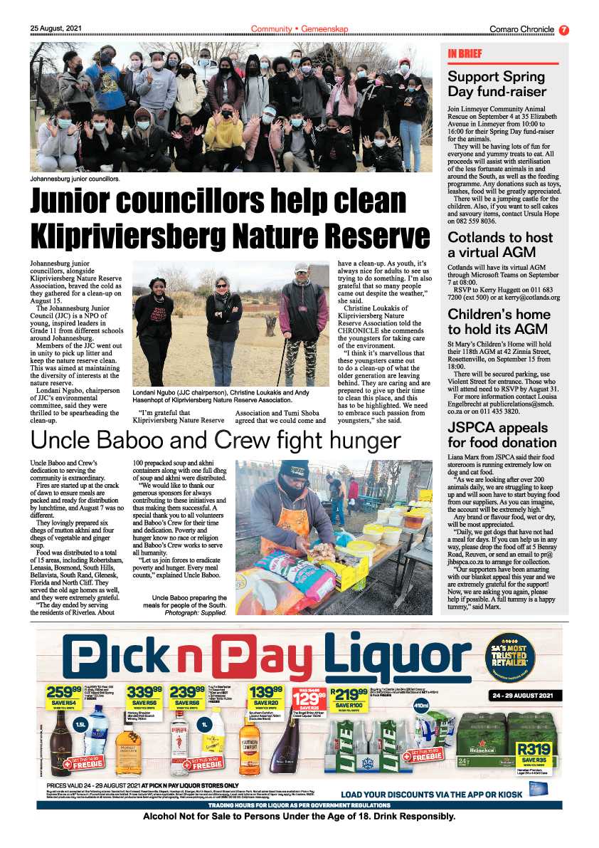 Comaro Chronicle 25 August 2021 page 9