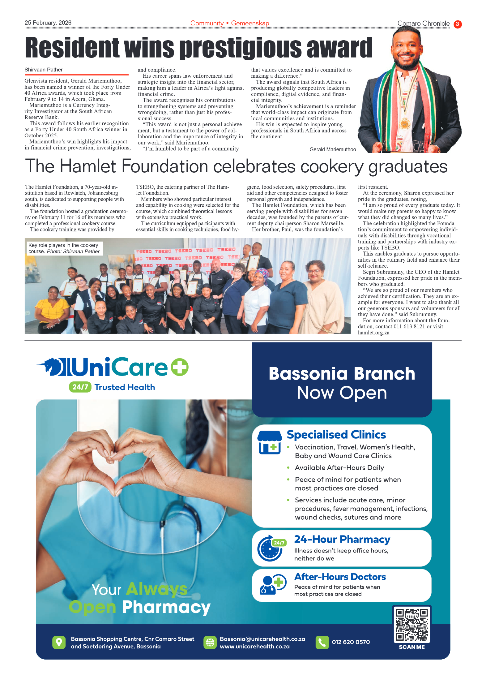 Comaro Chronicle 25 February 2026 page 3