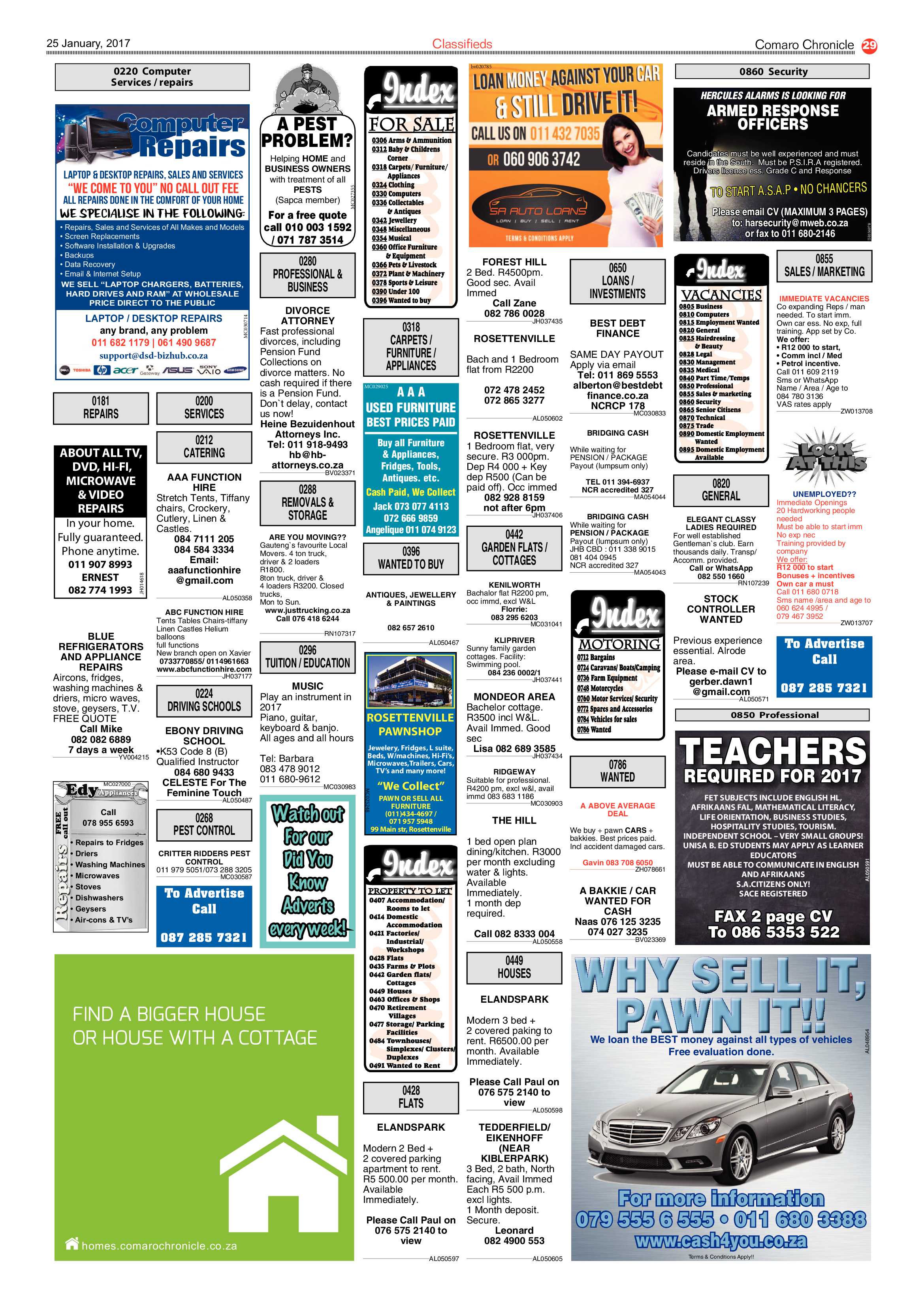 Comaro Chronicle 25 January 2017 page 29