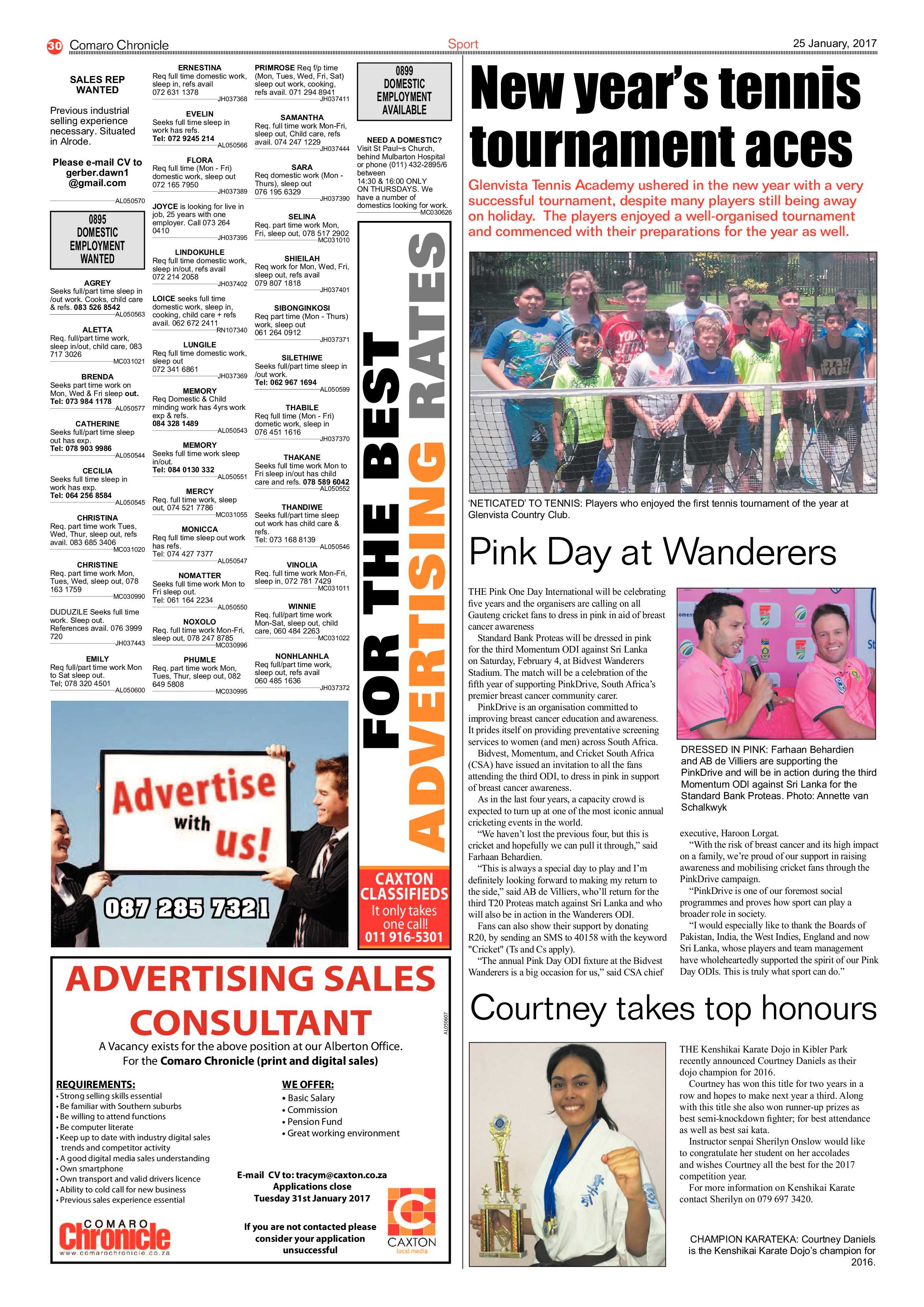 Comaro Chronicle 25 January 2017 page 30
