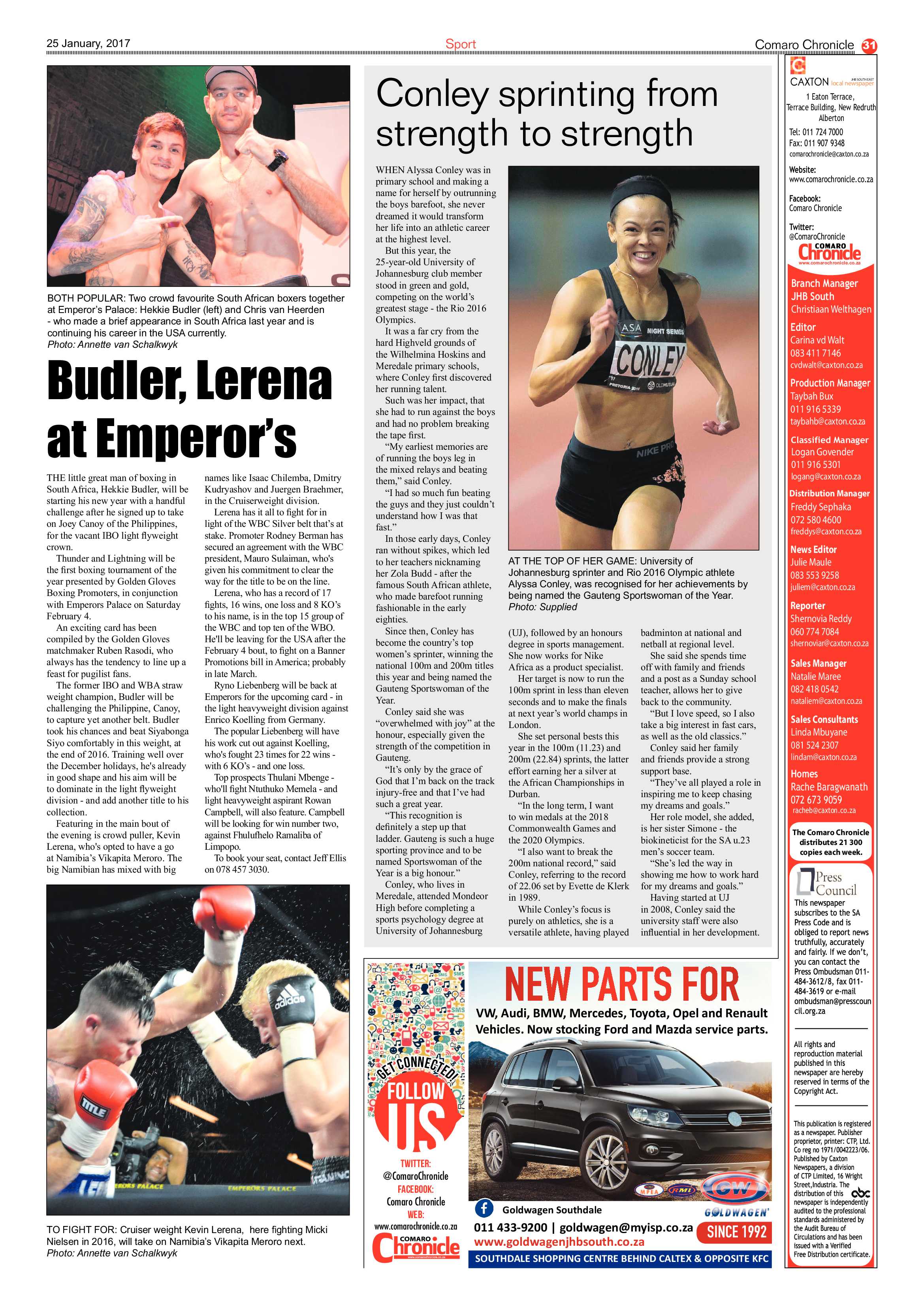 Comaro Chronicle 25 January 2017 page 31