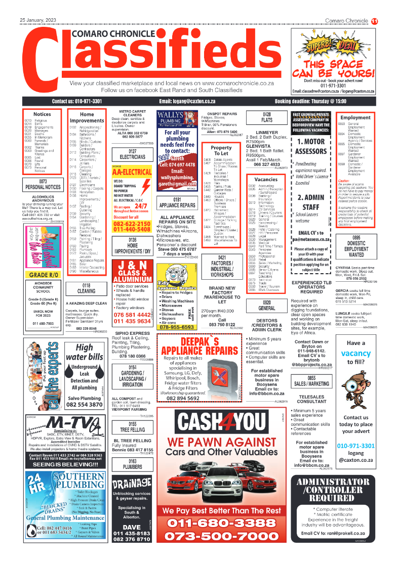 Comaro Chronicle 25 January 2023 page 13