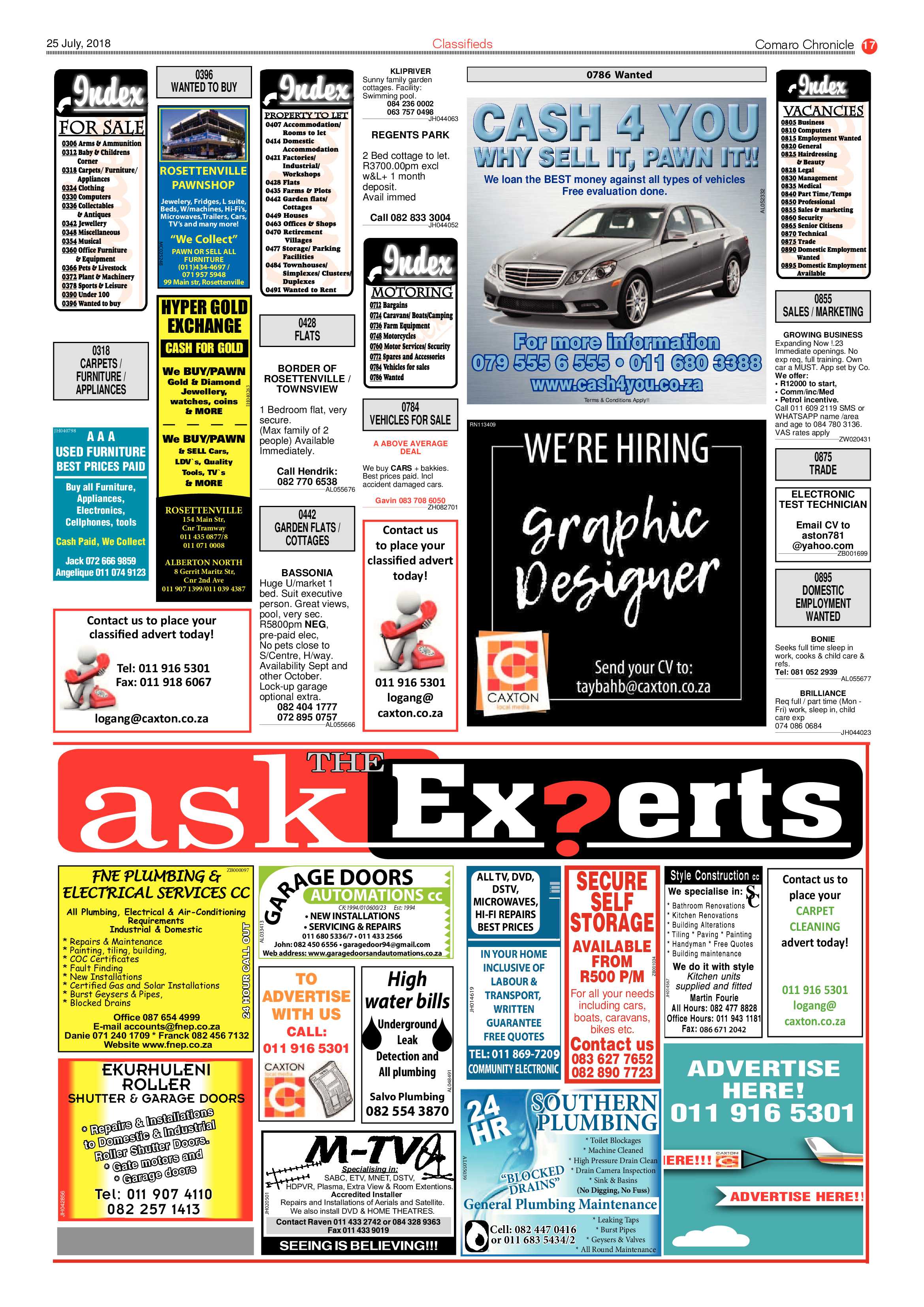 Comaro Chronicle 25 July 2018 page 17