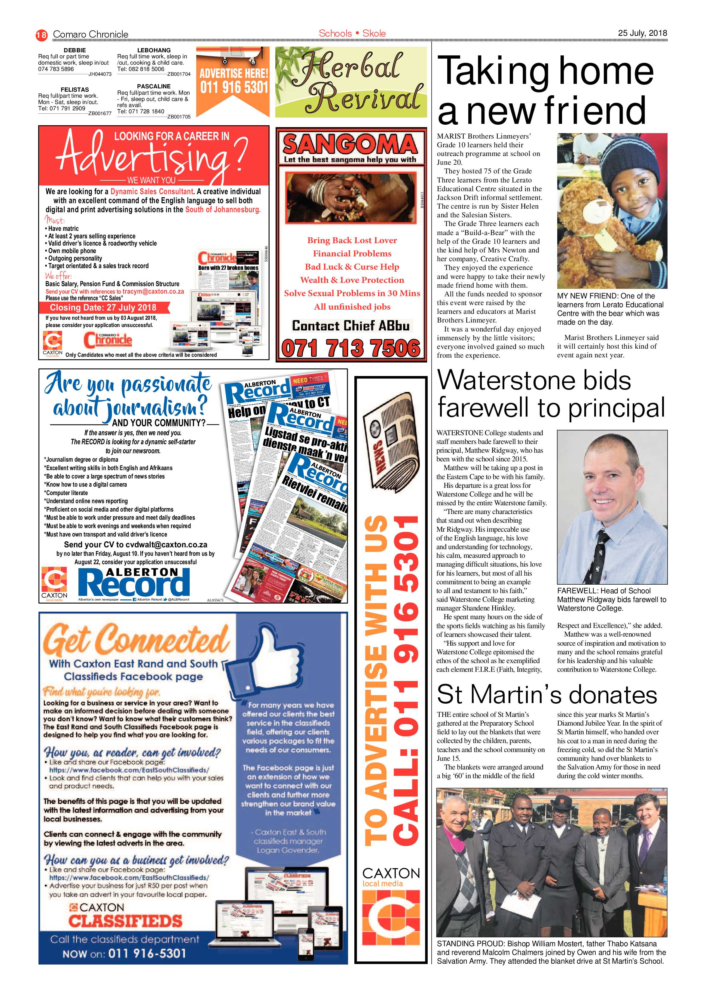 Comaro Chronicle 25 July 2018 page 18