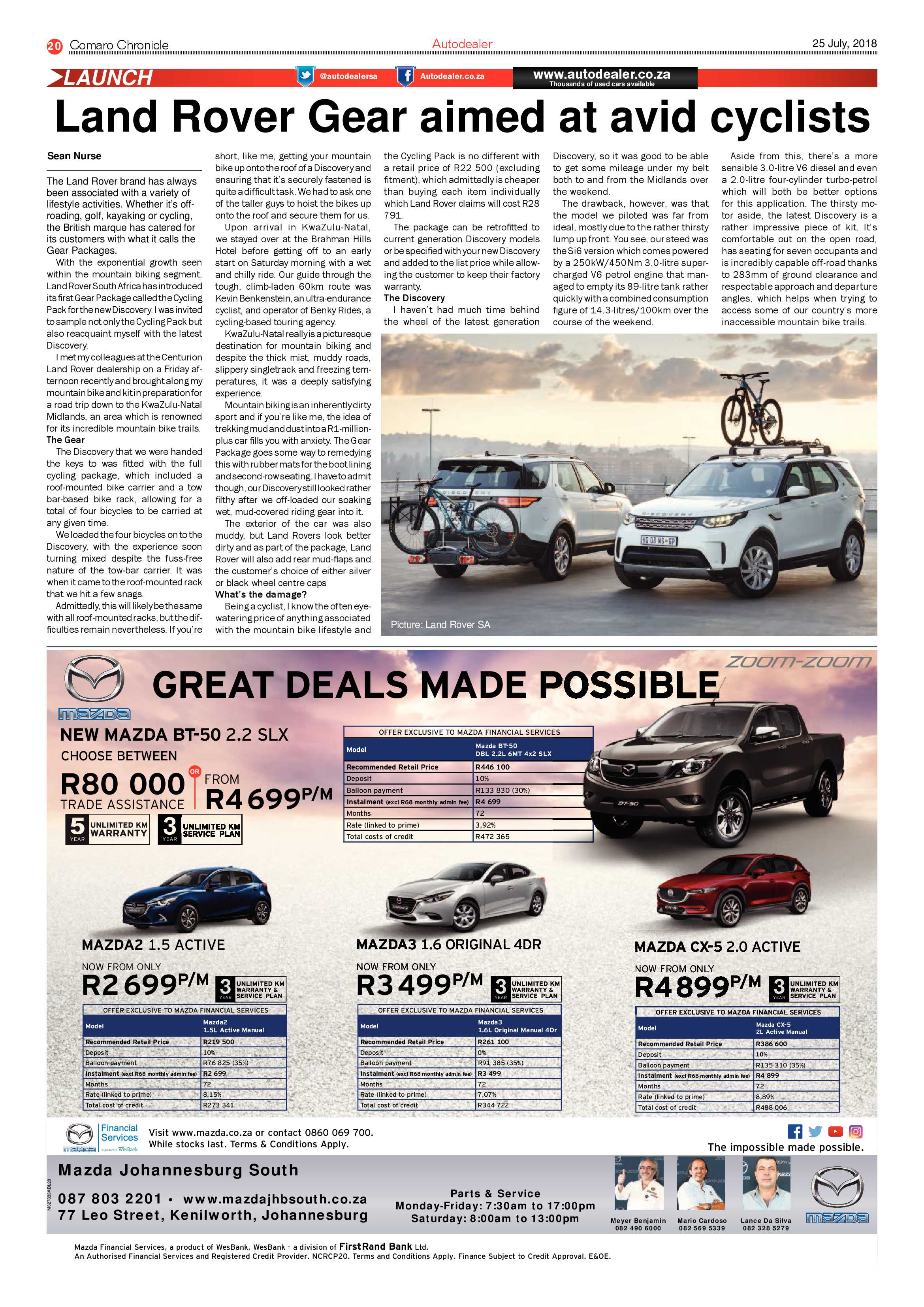 Comaro Chronicle 25 July 2018 page 20