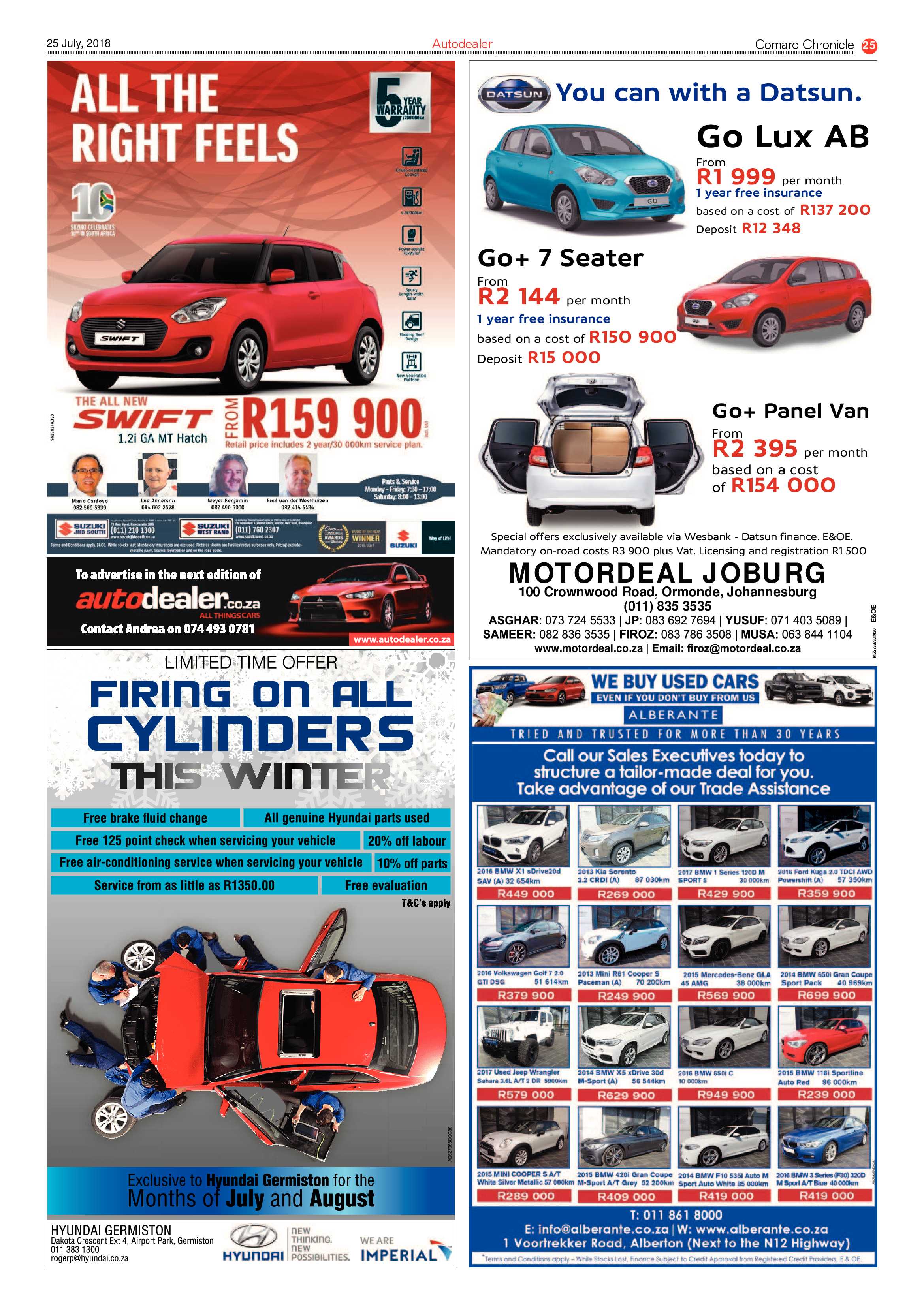 Comaro Chronicle 25 July 2018 page 25