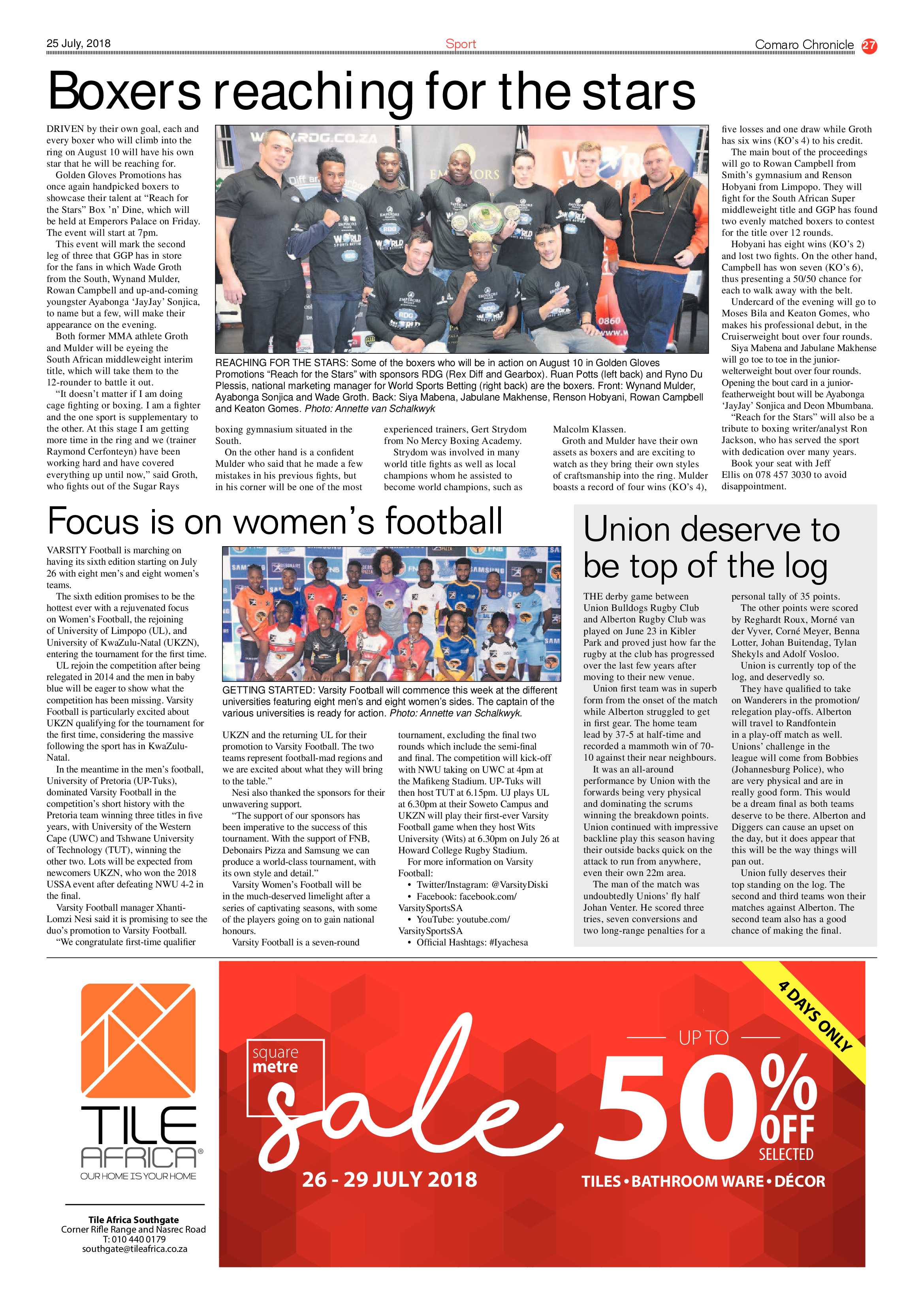 Comaro Chronicle 25 July 2018 page 27
