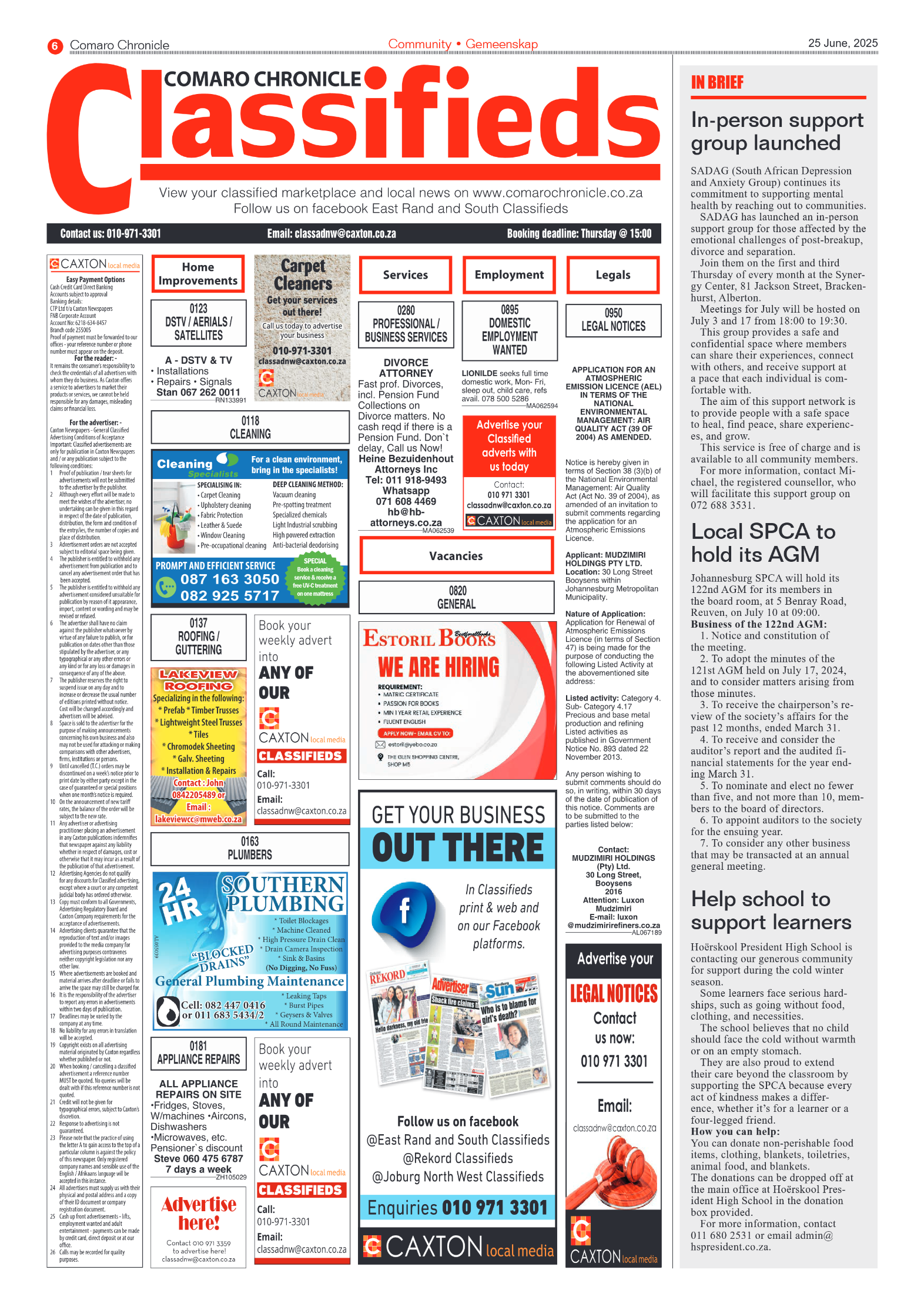 Comaro Chronicle 25 June 2025 page 6