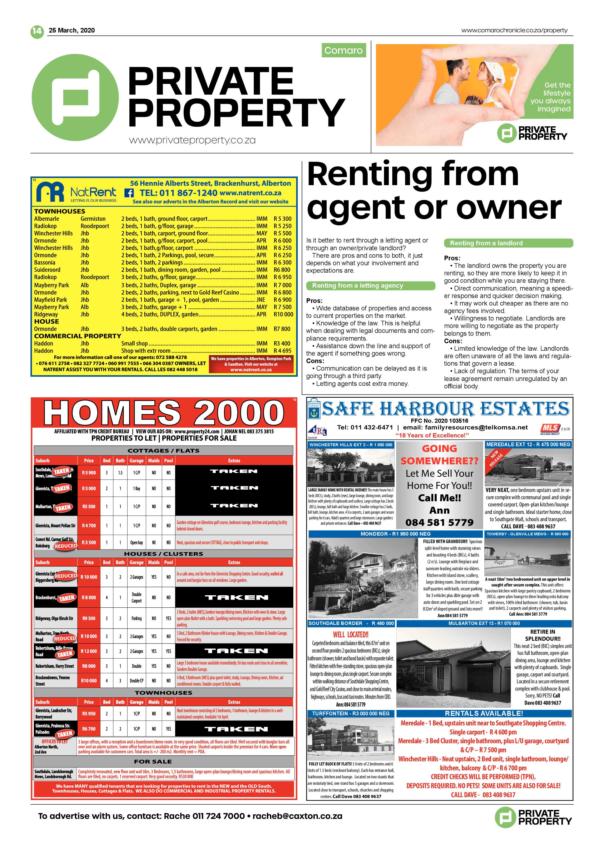 Comaro Chronicle 25 March 2020 page 14