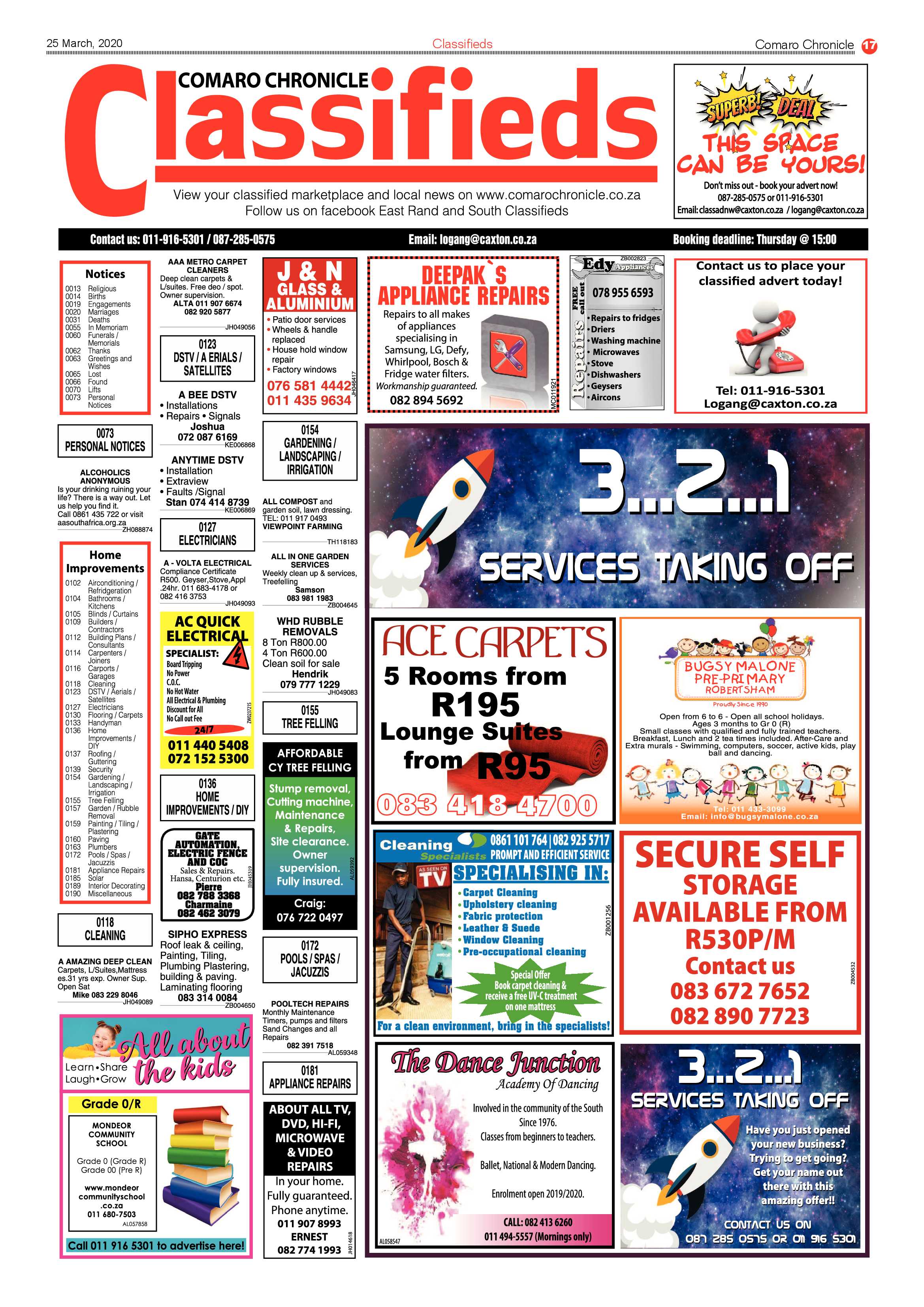 Comaro Chronicle 25 March 2020 page 17