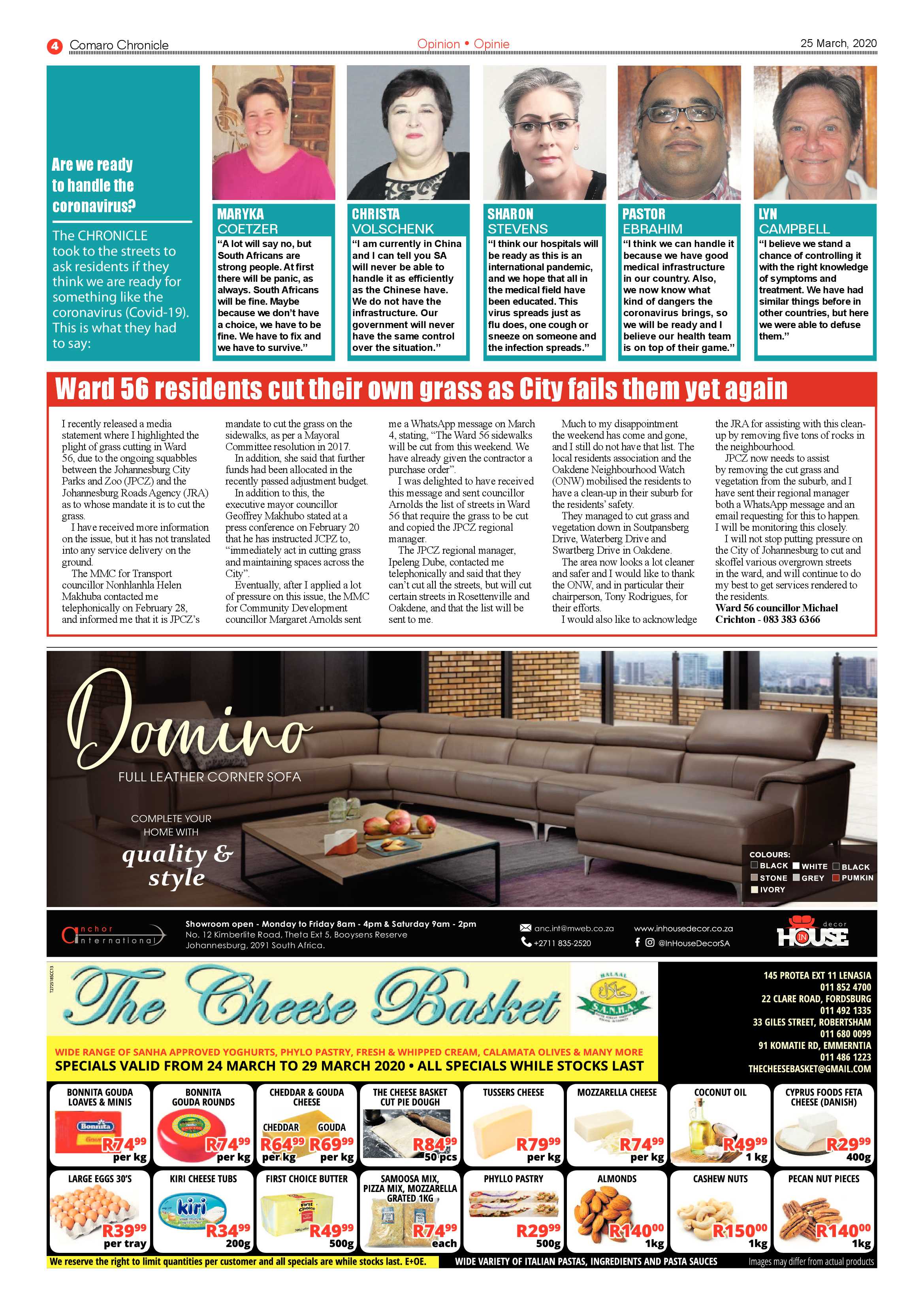 Comaro Chronicle 25 March 2020 page 4