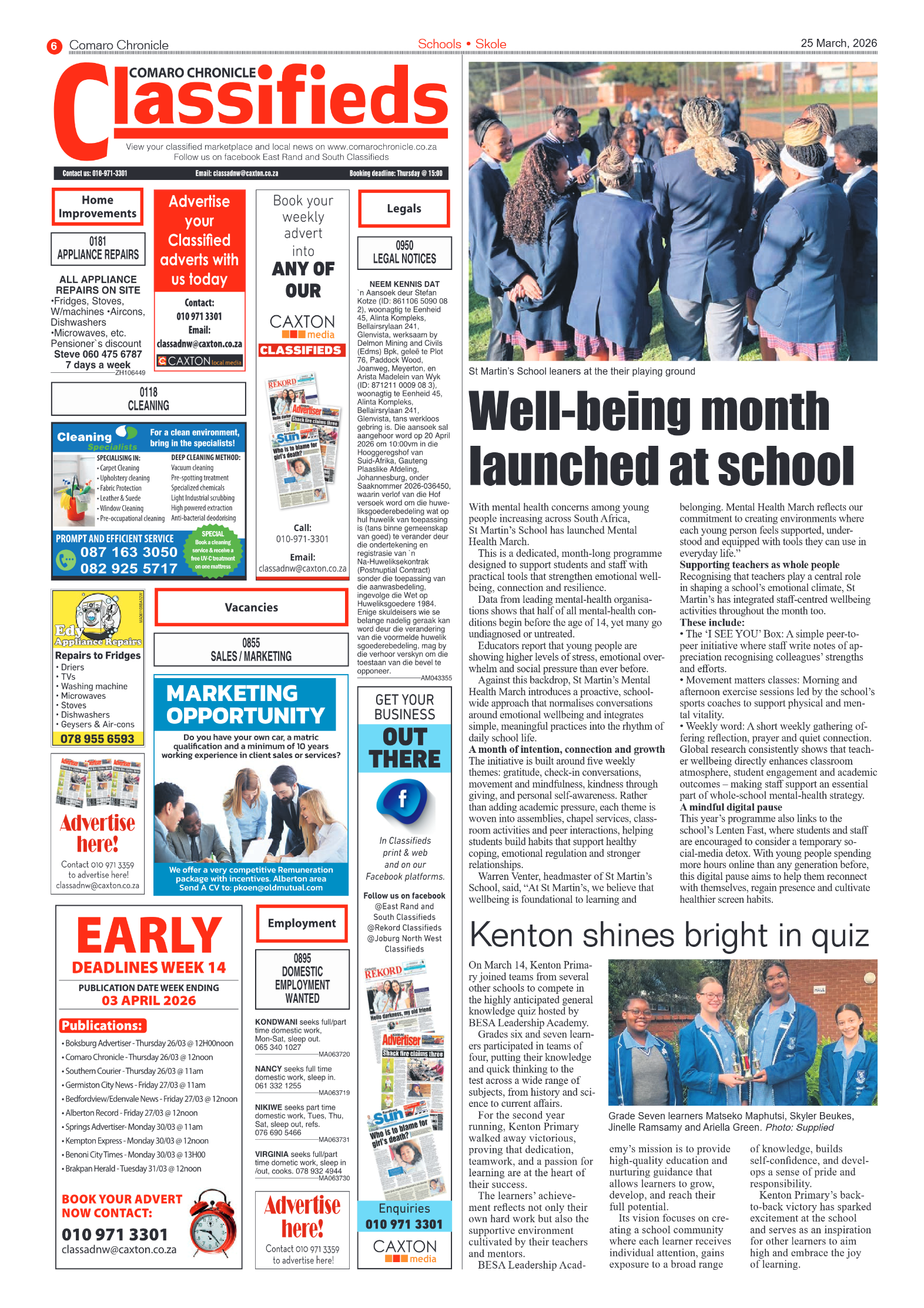 Comaro Chronicle 25 March 2026 page 6