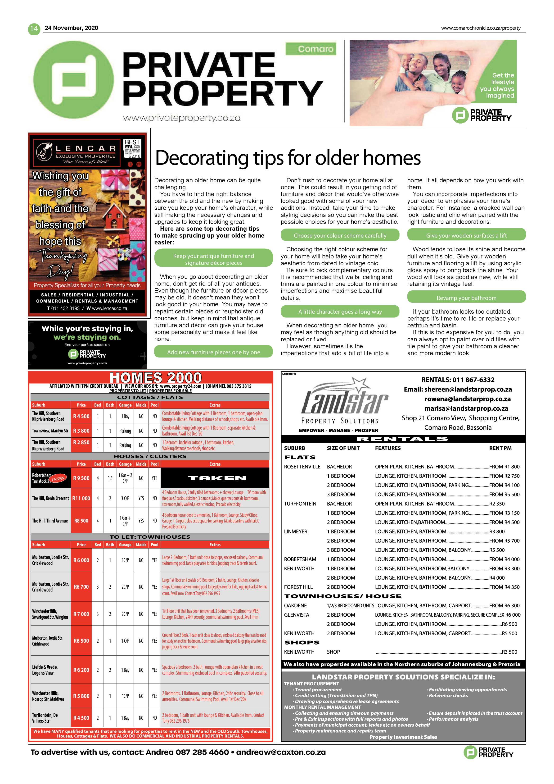 Comaro Chronicle 25 November  2020 page 14