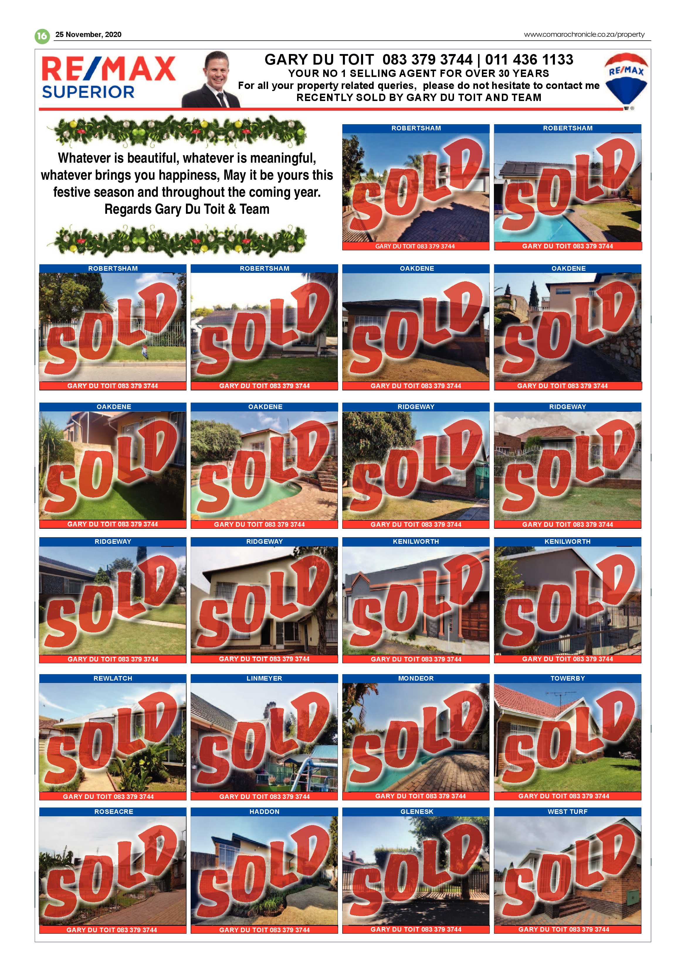 Comaro Chronicle 25 November  2020 page 16