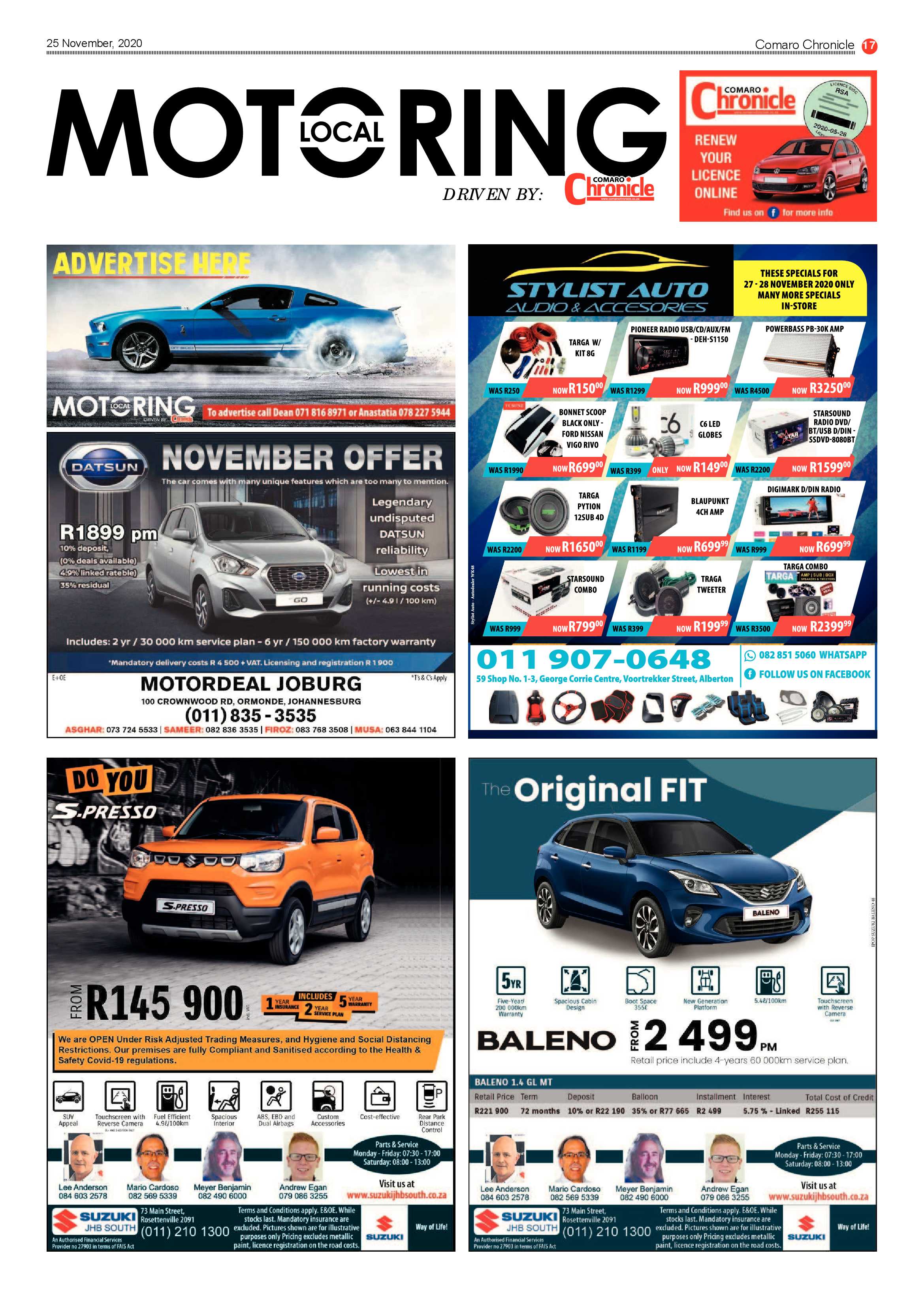 Comaro Chronicle 25 November  2020 page 17