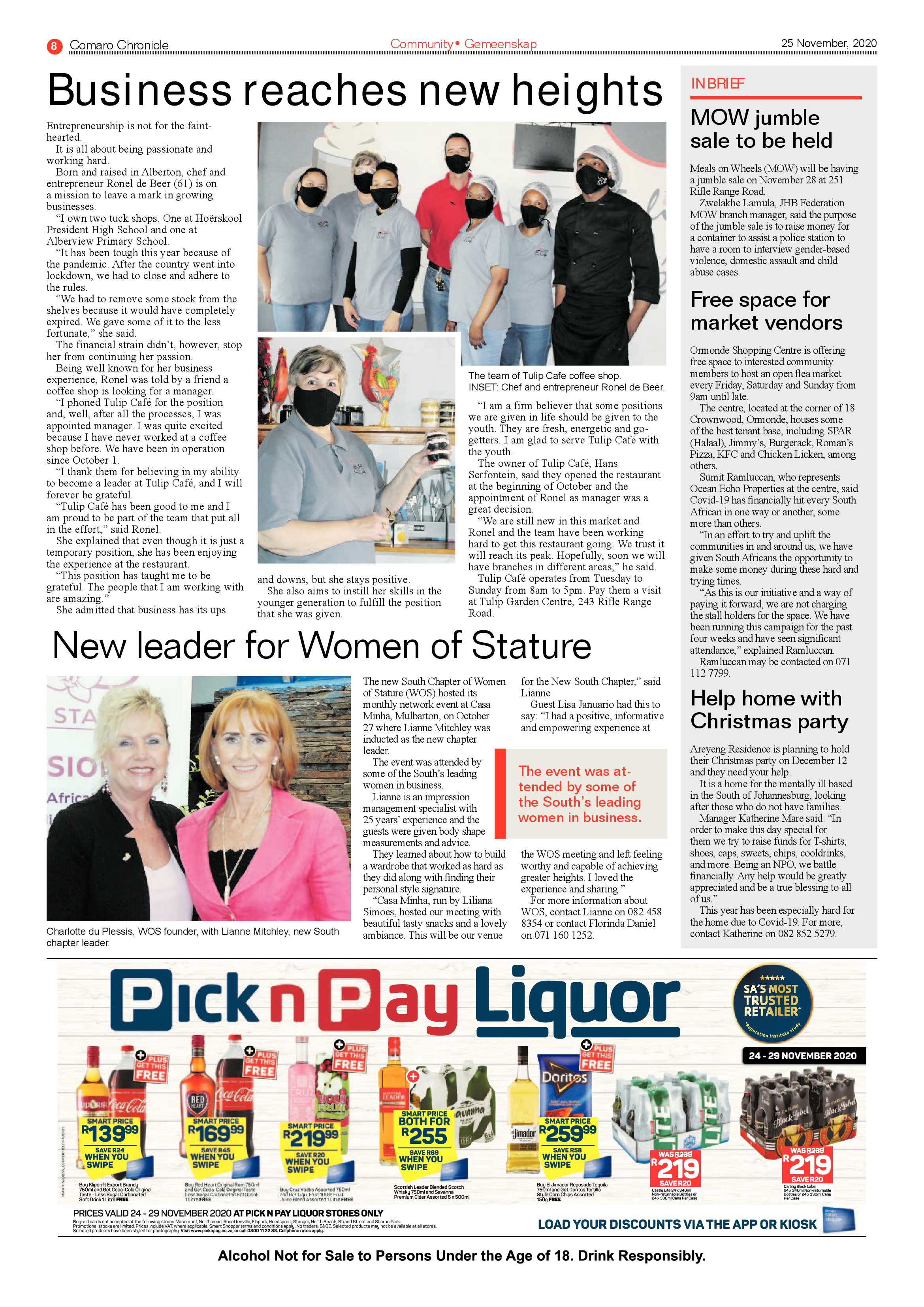 Comaro Chronicle 25 November  2020 page 8