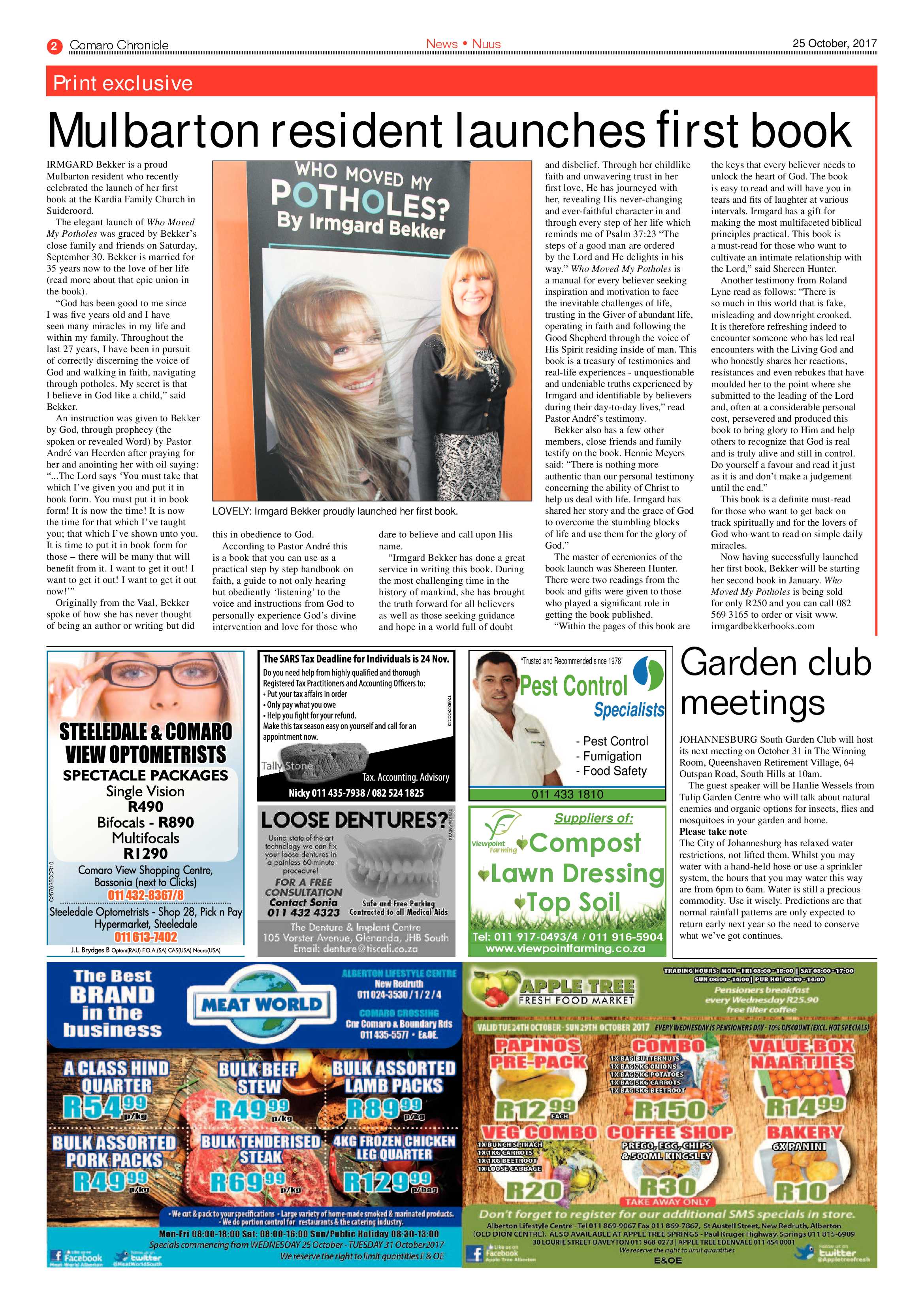 Comaro Chronicle 25 October 2017 page 2