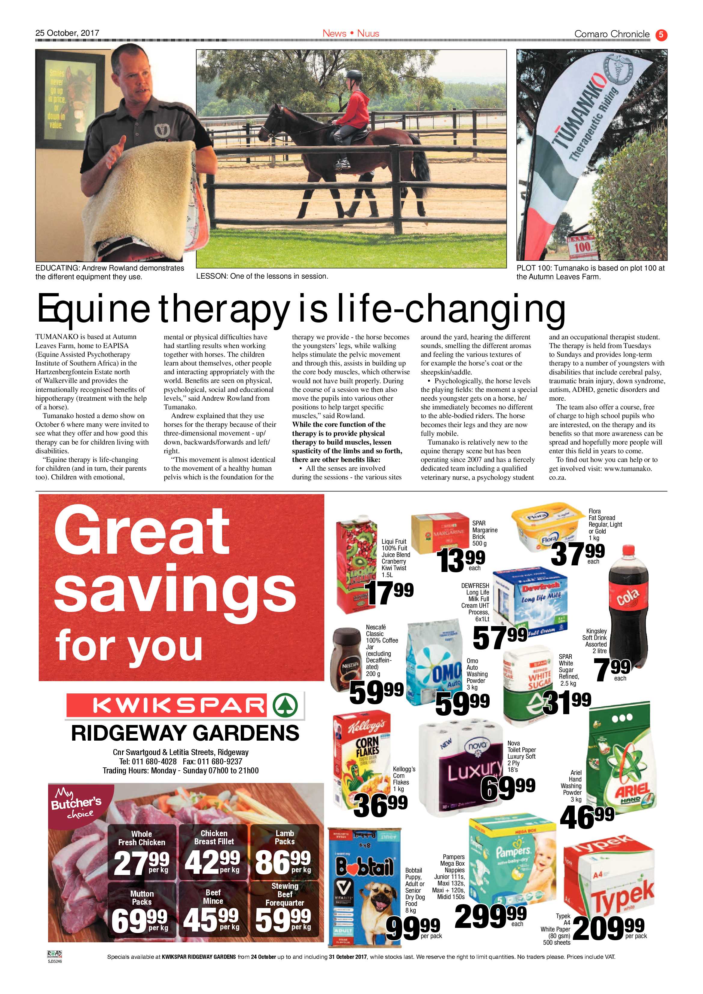 Comaro Chronicle 25 October 2017 page 5