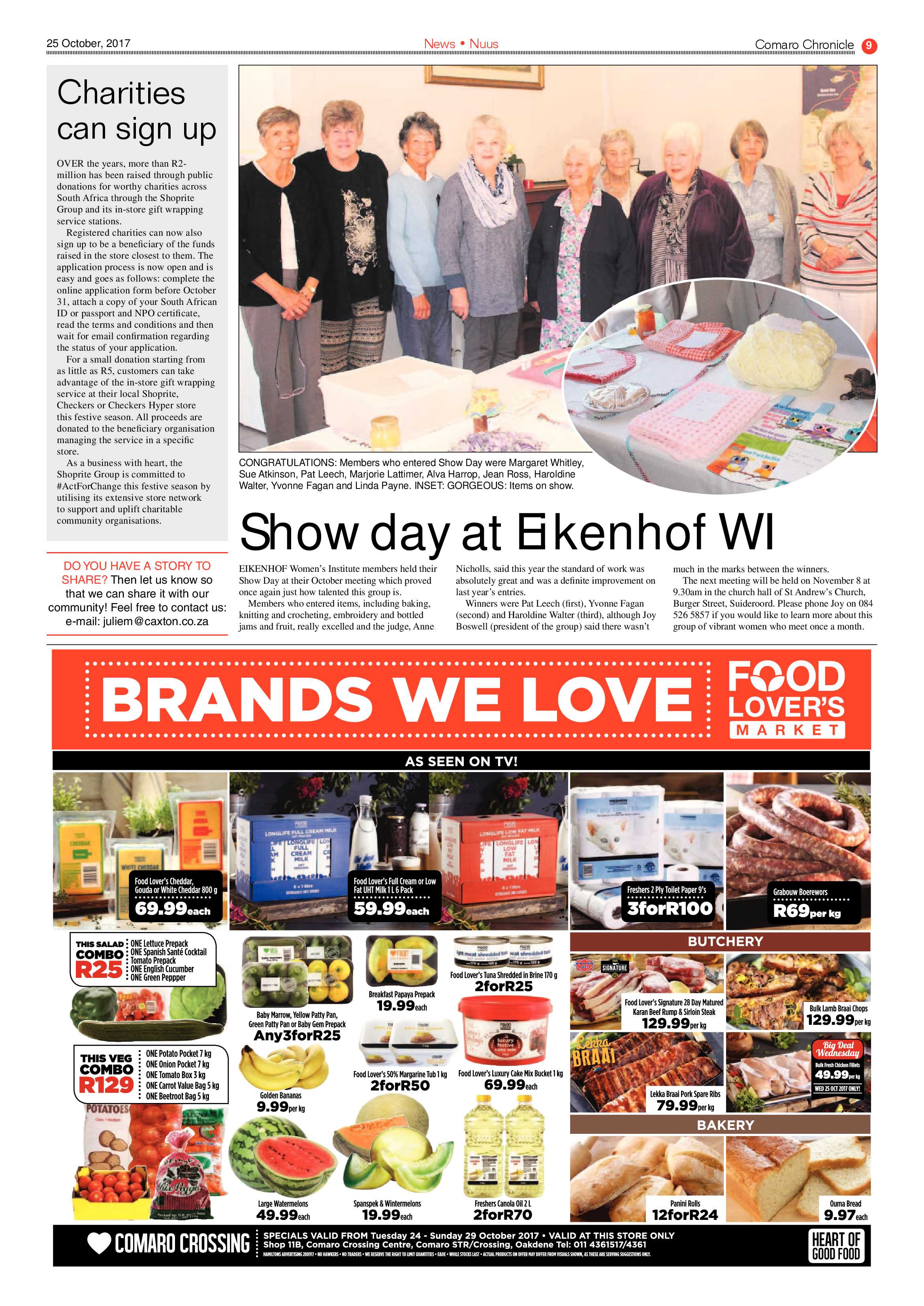 Comaro Chronicle 25 October 2017 page 9