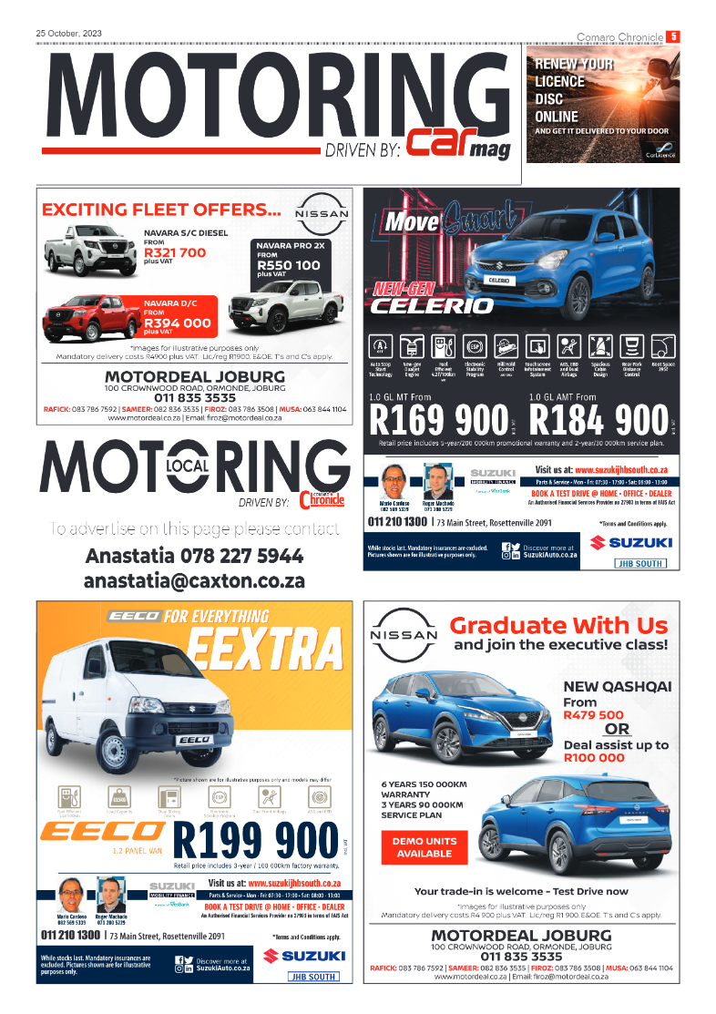 Comaro Chronicle 25 October 2023 page 5