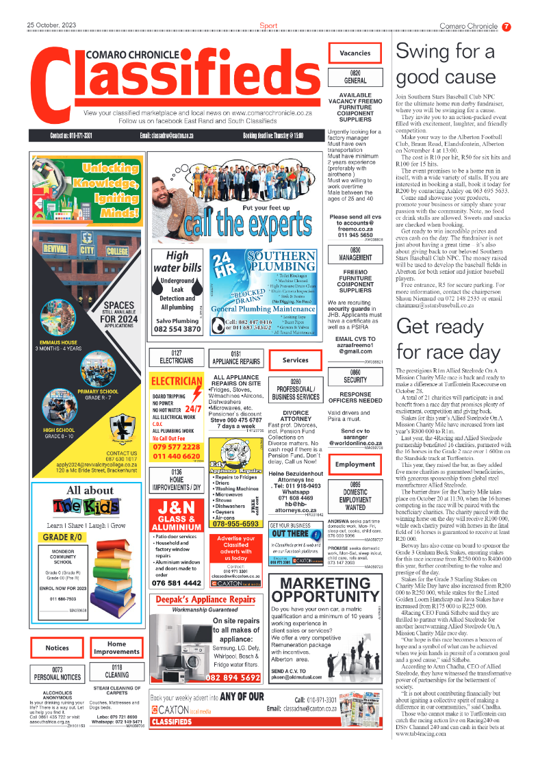 Comaro Chronicle 25 October 2023 page 7
