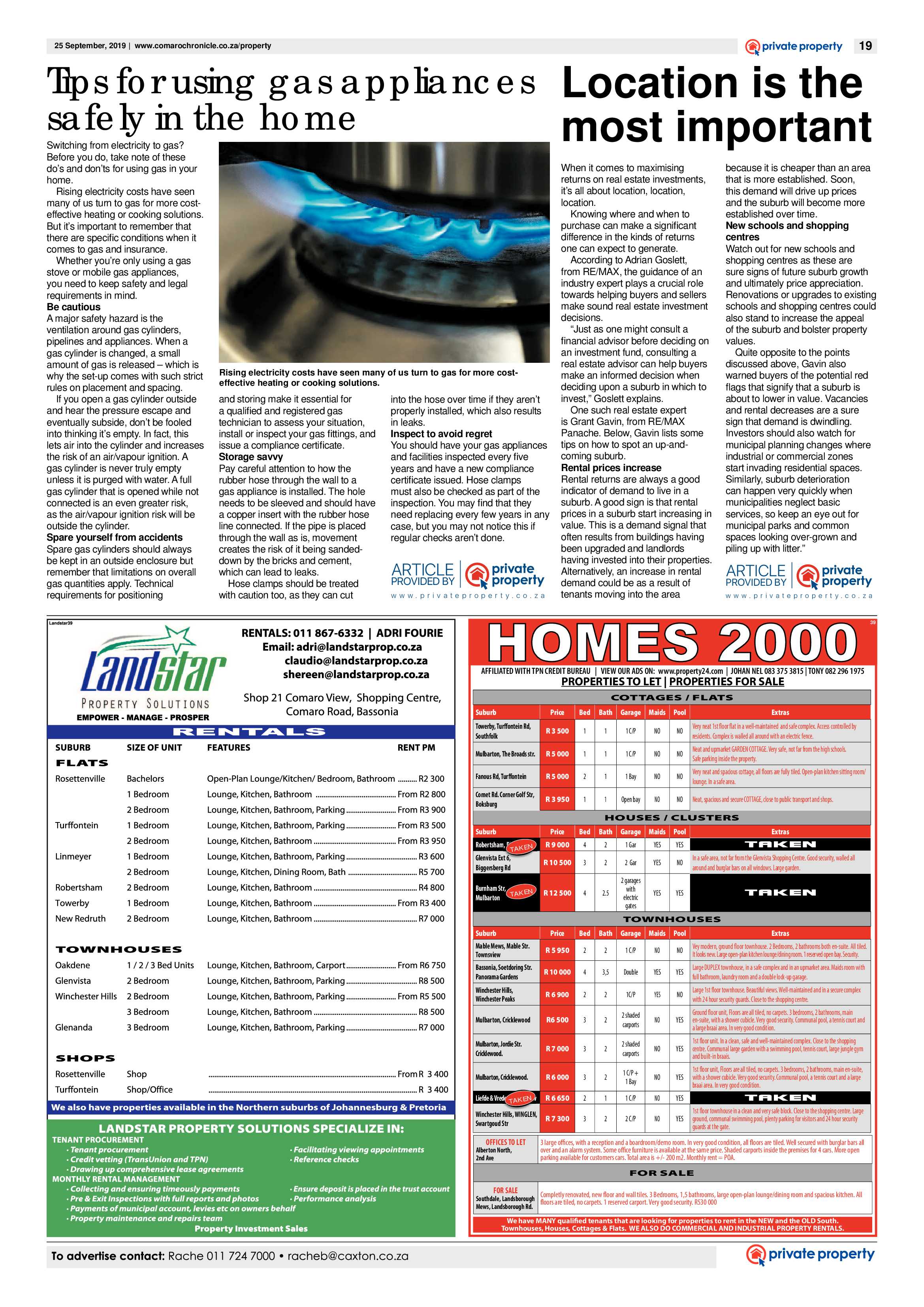 Comaro Chronicle 25 September 2019 page 19