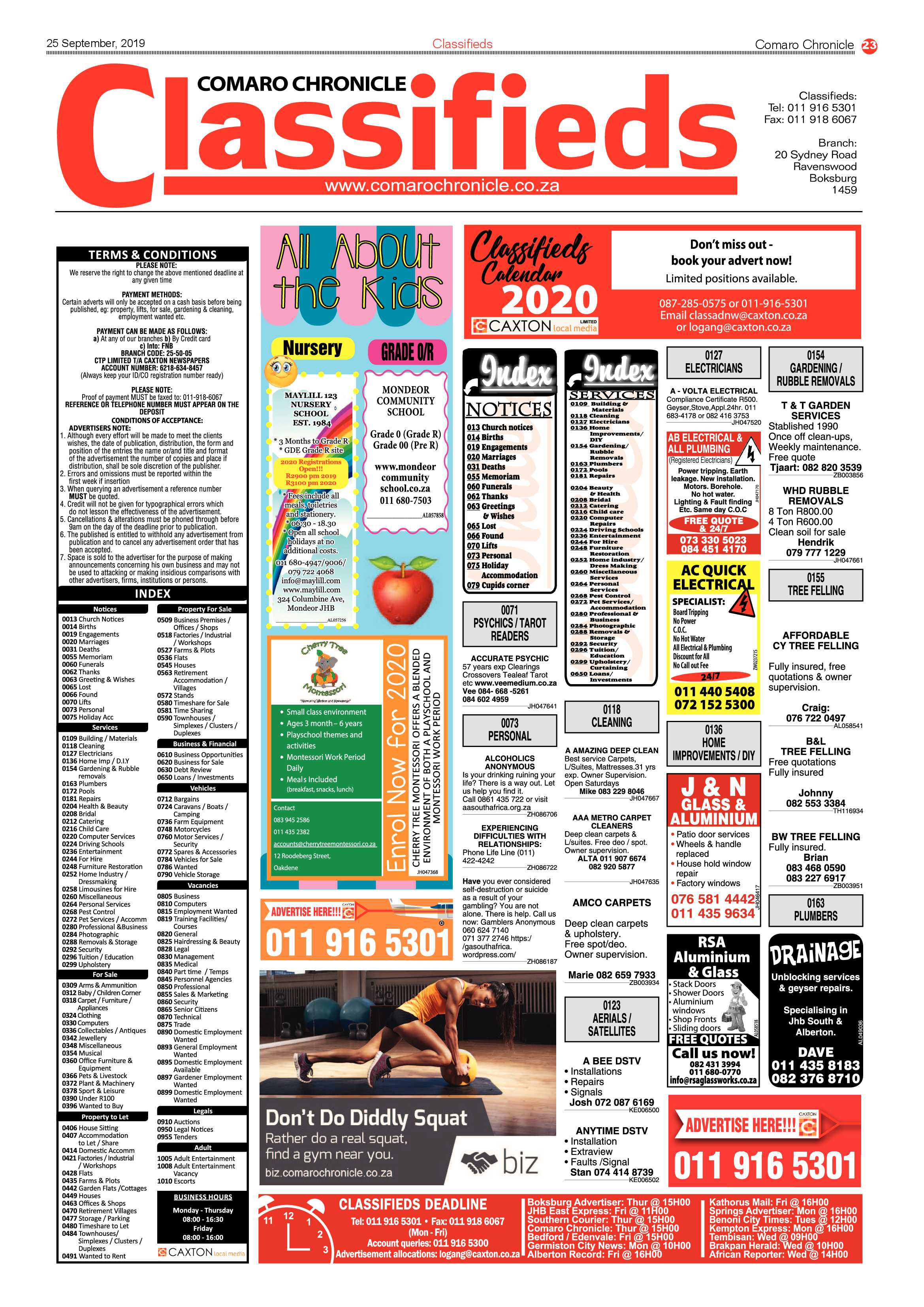 Comaro Chronicle 25 September 2019 page 23