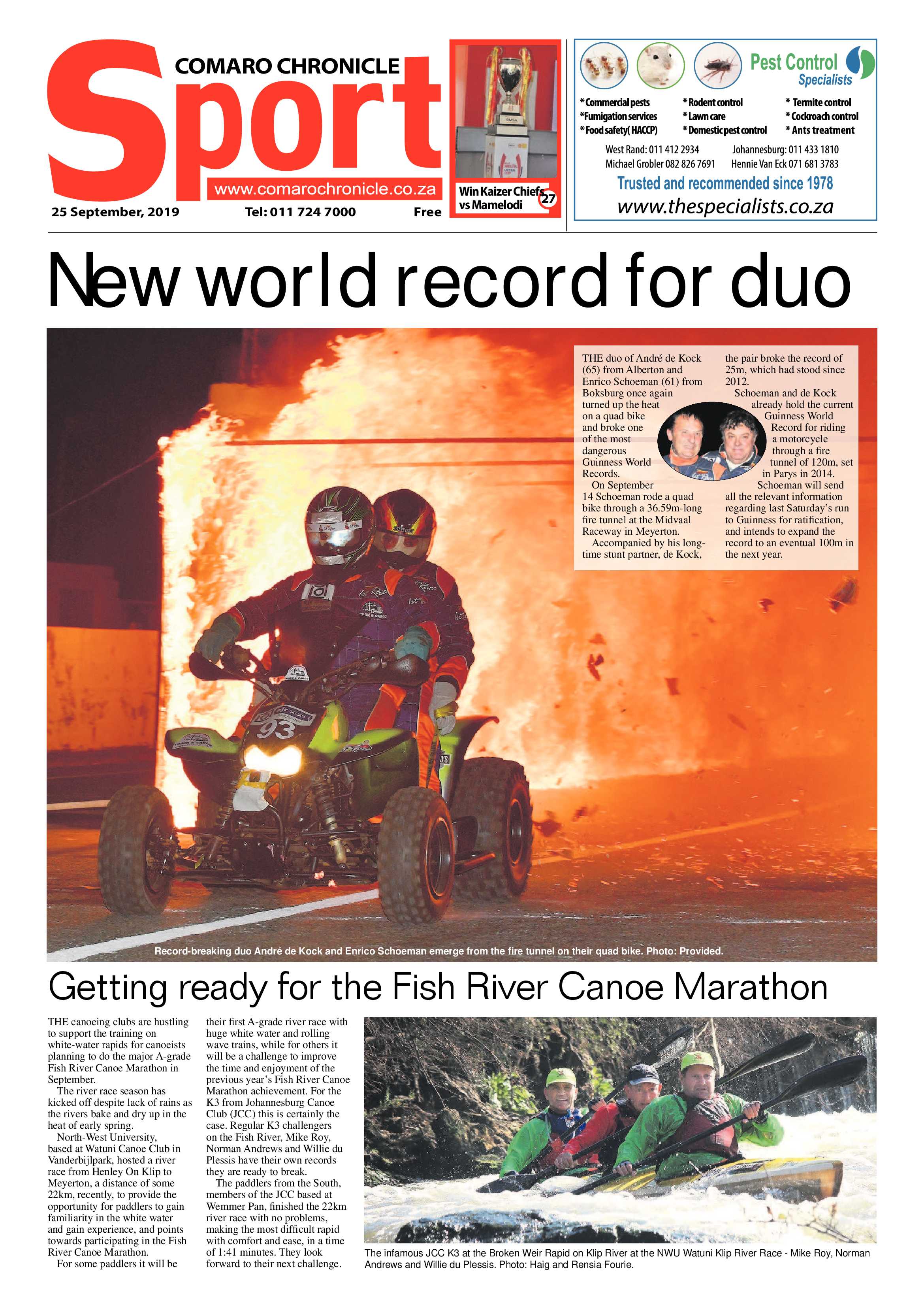 Comaro Chronicle 25 September 2019 page 28