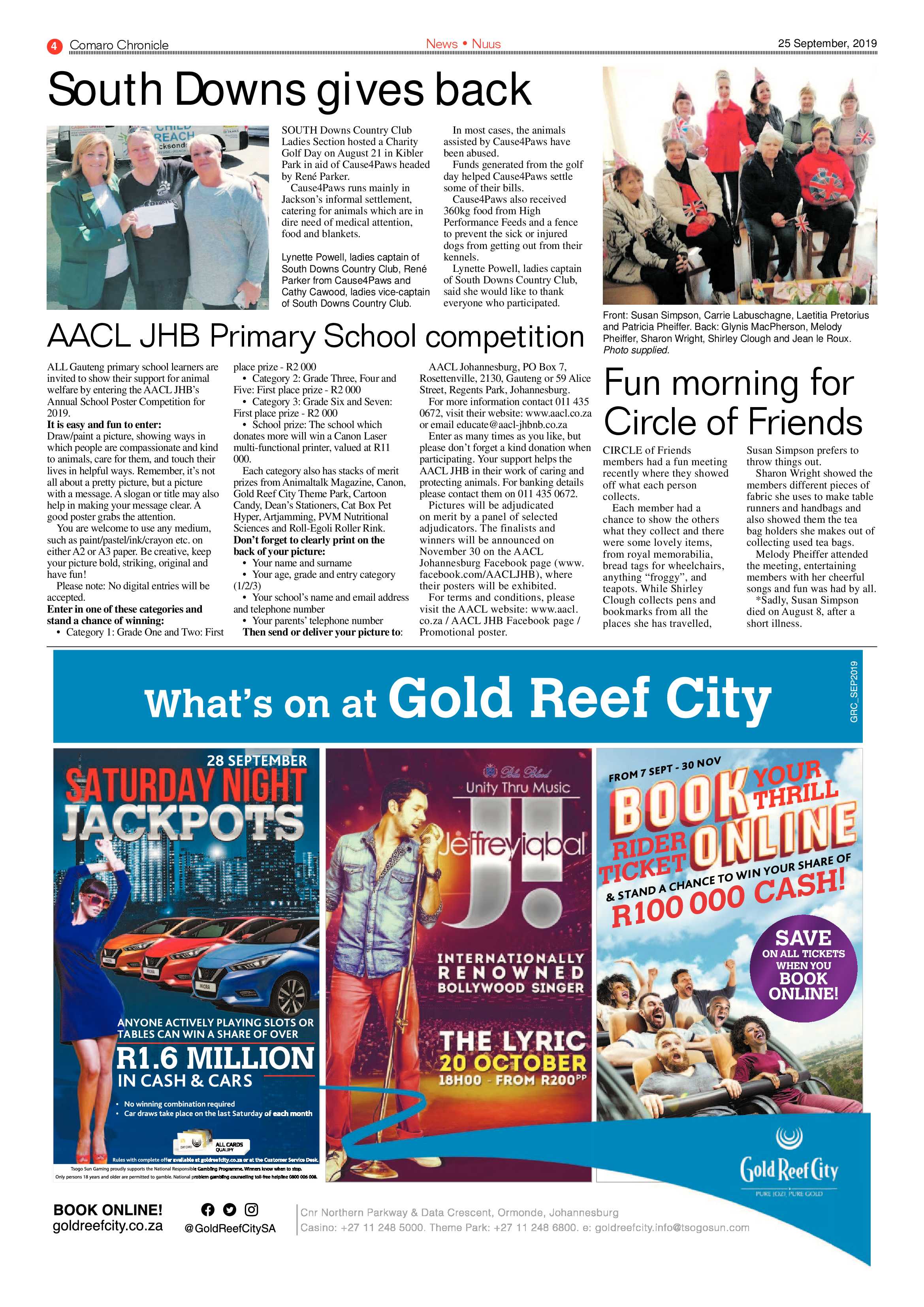 Comaro Chronicle 25 September 2019 page 4