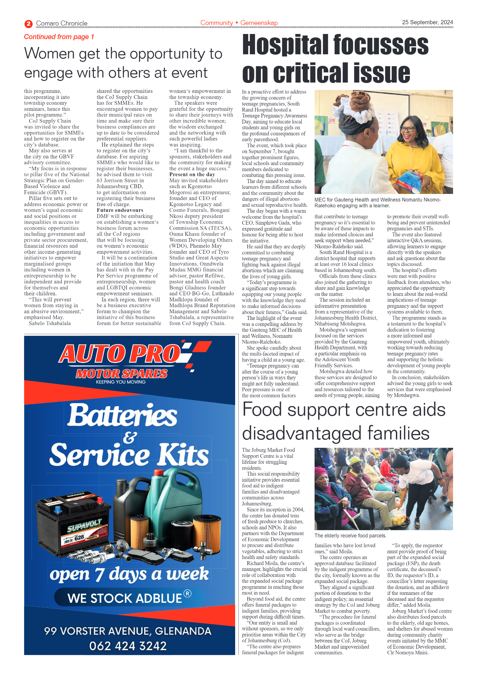 Comaro Chronicle 25 September 2024 page 4