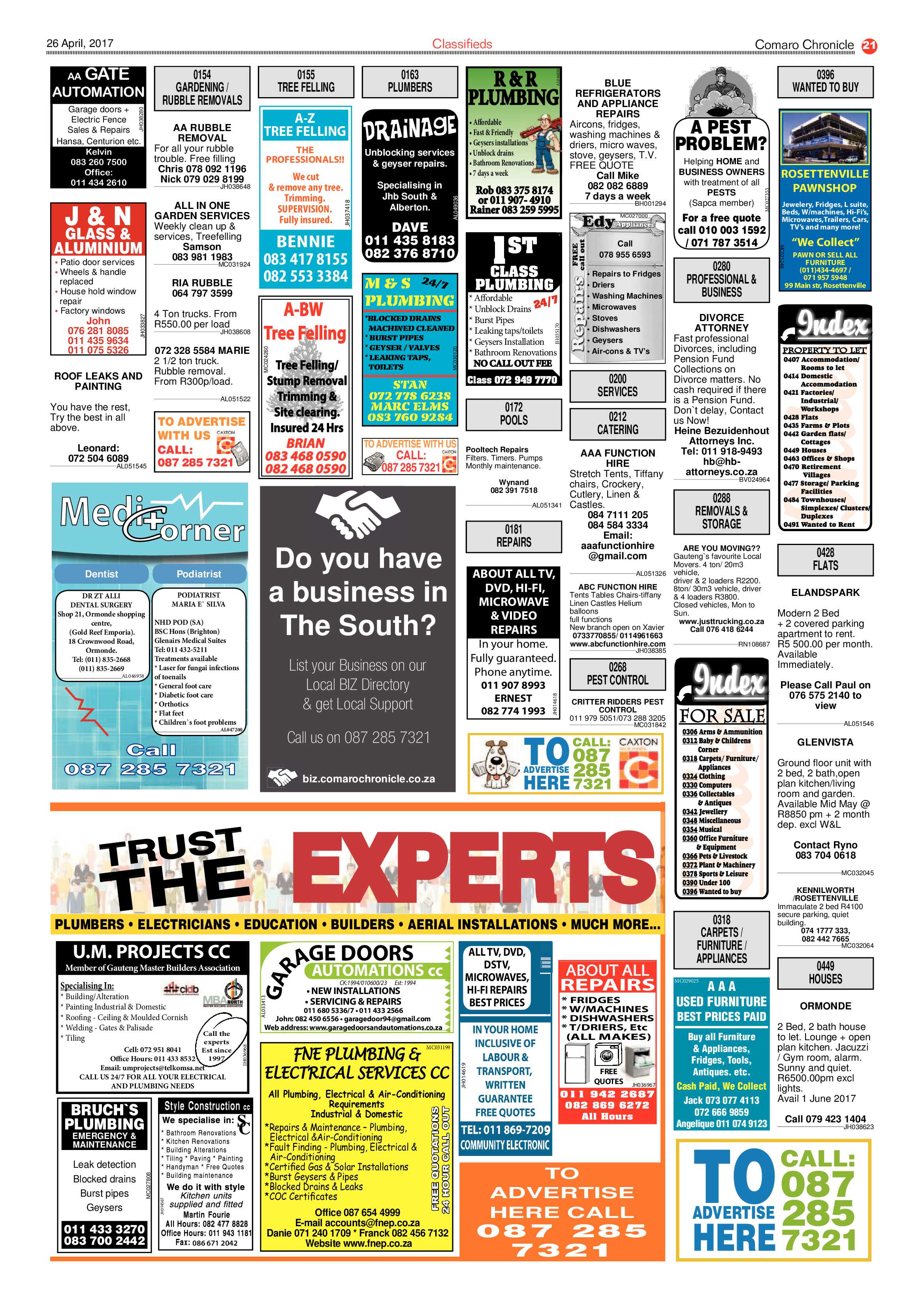 Comaro Chronicle 26 April 2017 page 21