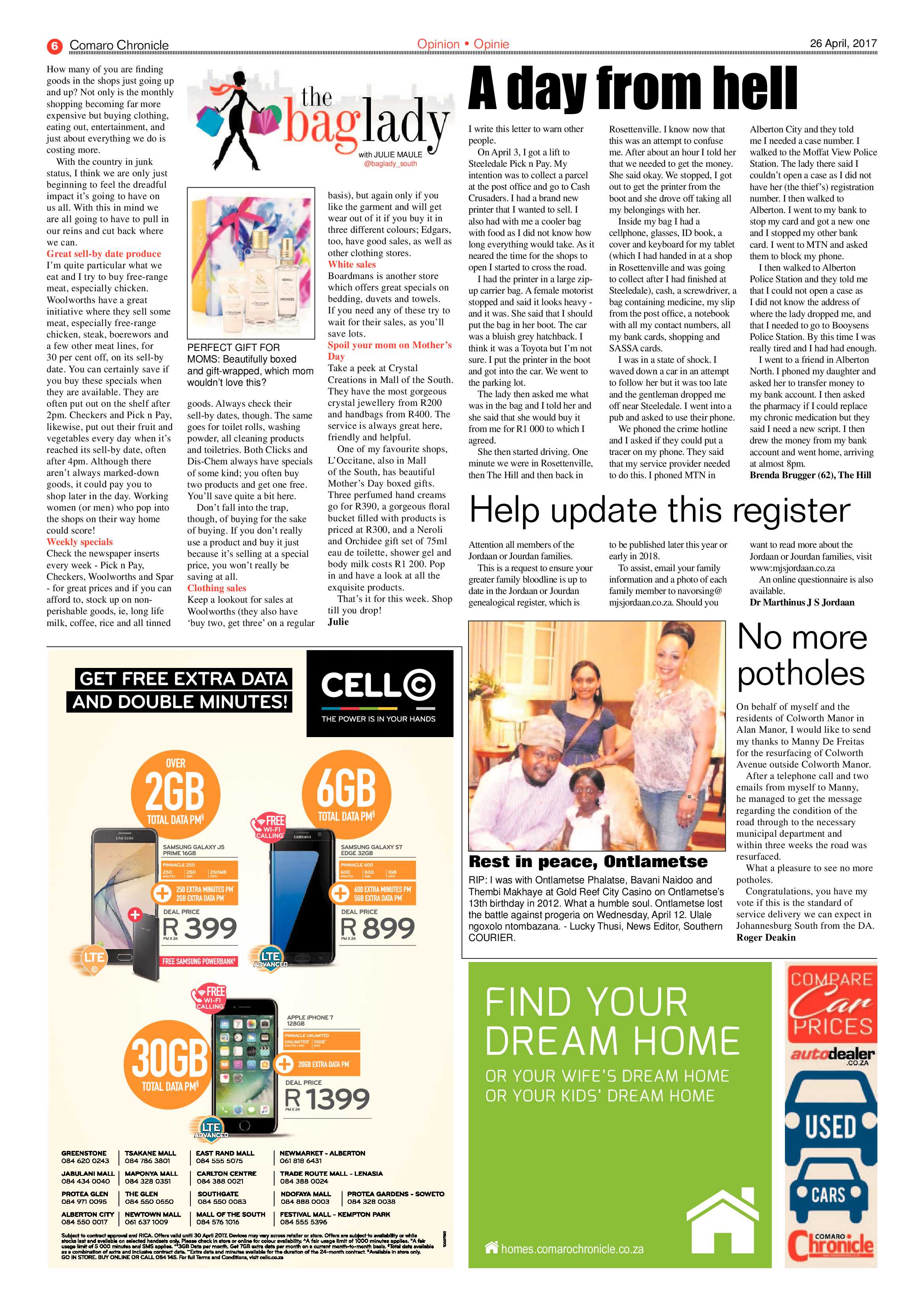 Comaro Chronicle 26 April 2017 page 6