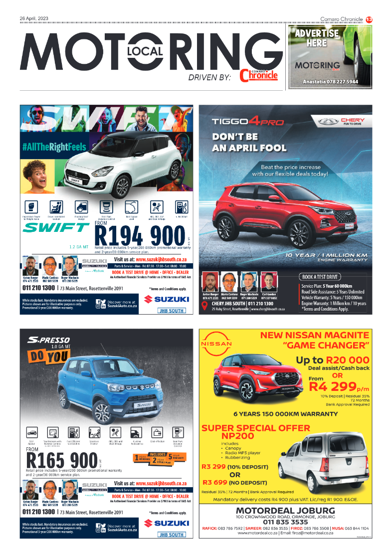 Comaro Chronicle 26 April 2023 page 13