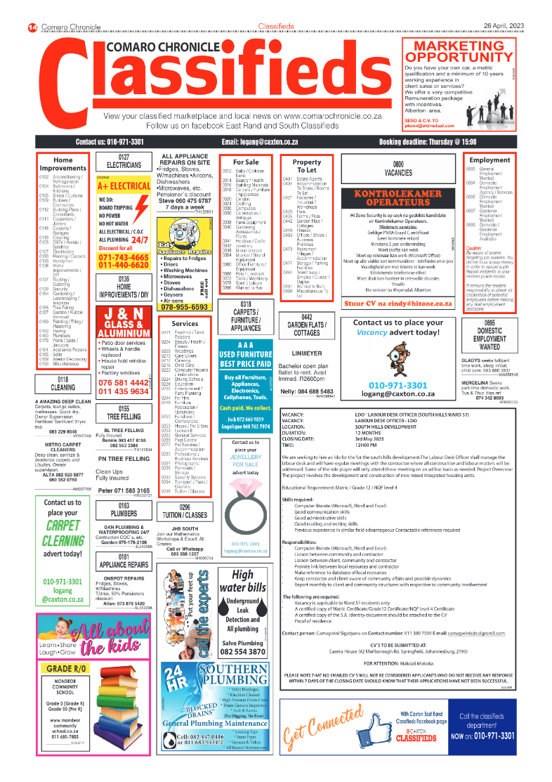 Comaro Chronicle 26 April 2023 page 14