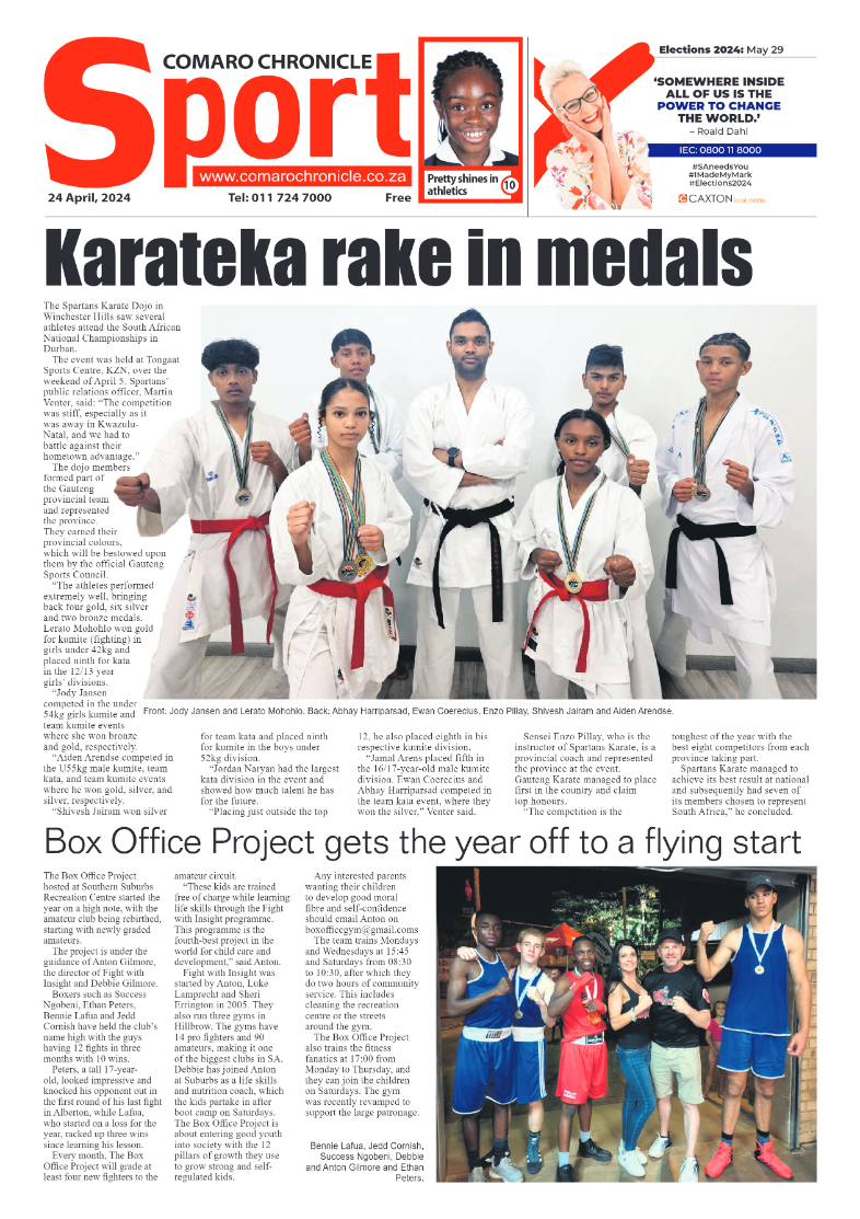 Comaro Chronicle 26 April 2024 page 12
