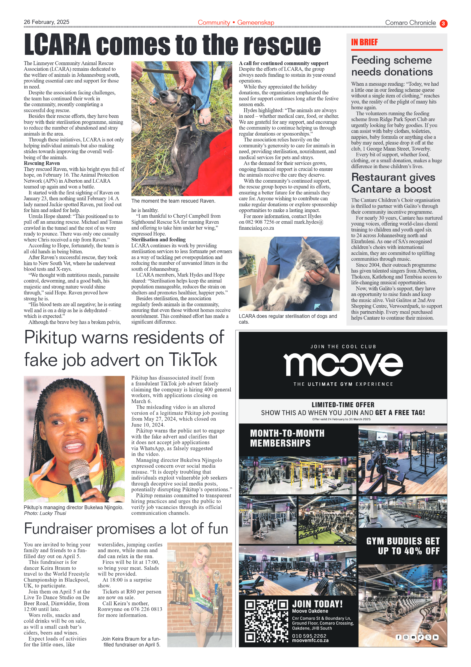 Comaro Chronicle 26 February 2025 page 3