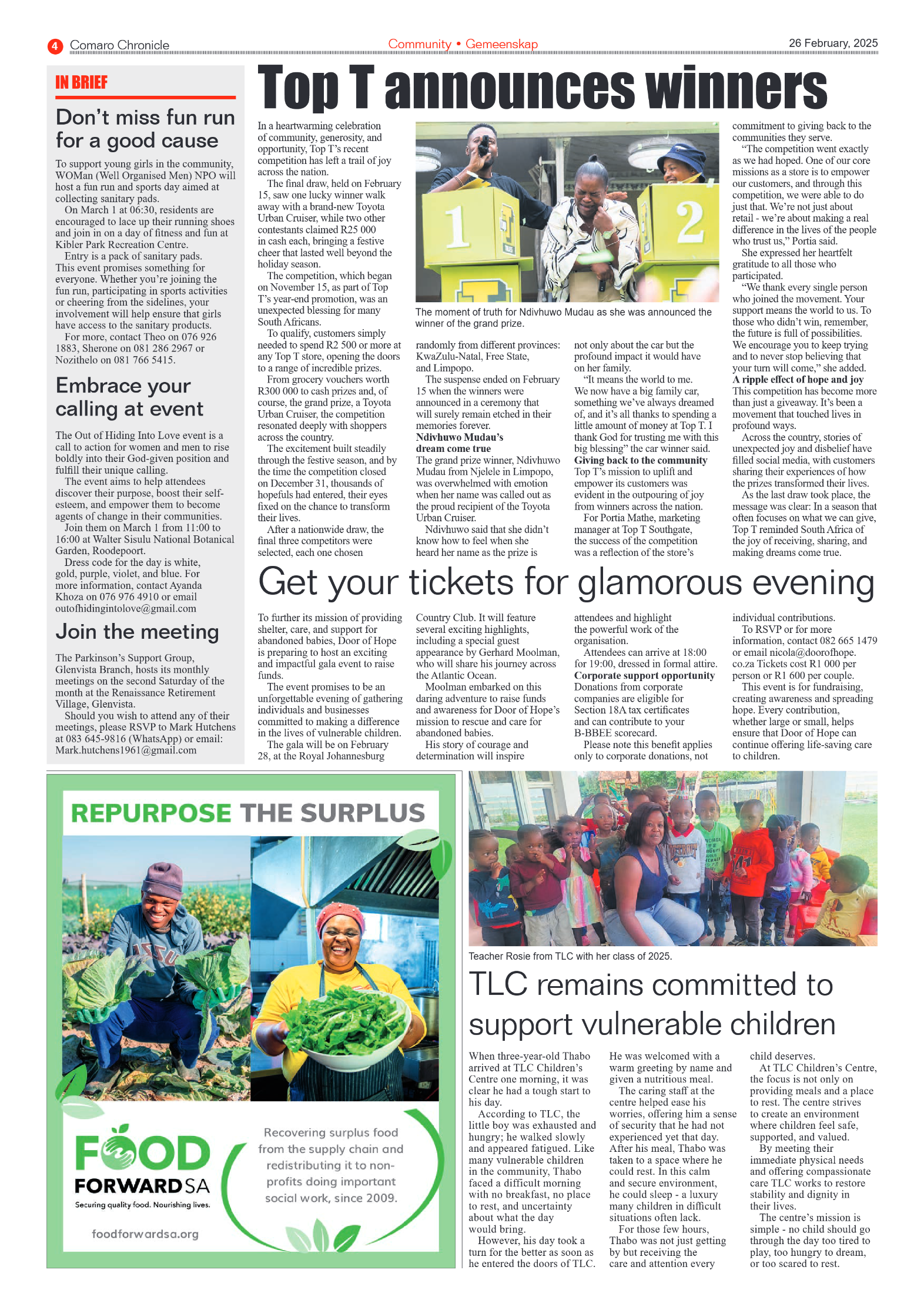 Comaro Chronicle 26 February 2025 page 4