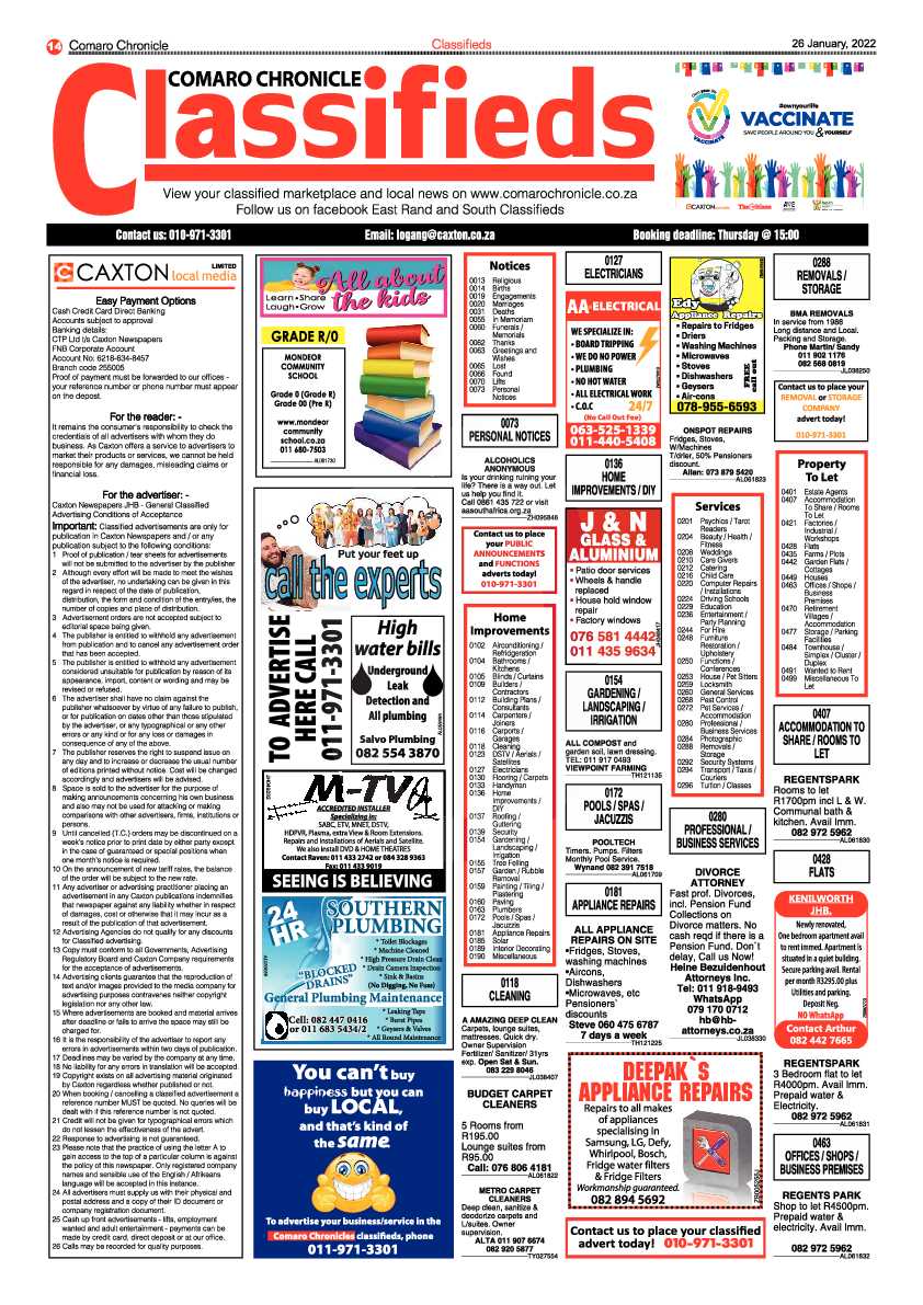 Comaro Chronicle 26 January 2022 page 16