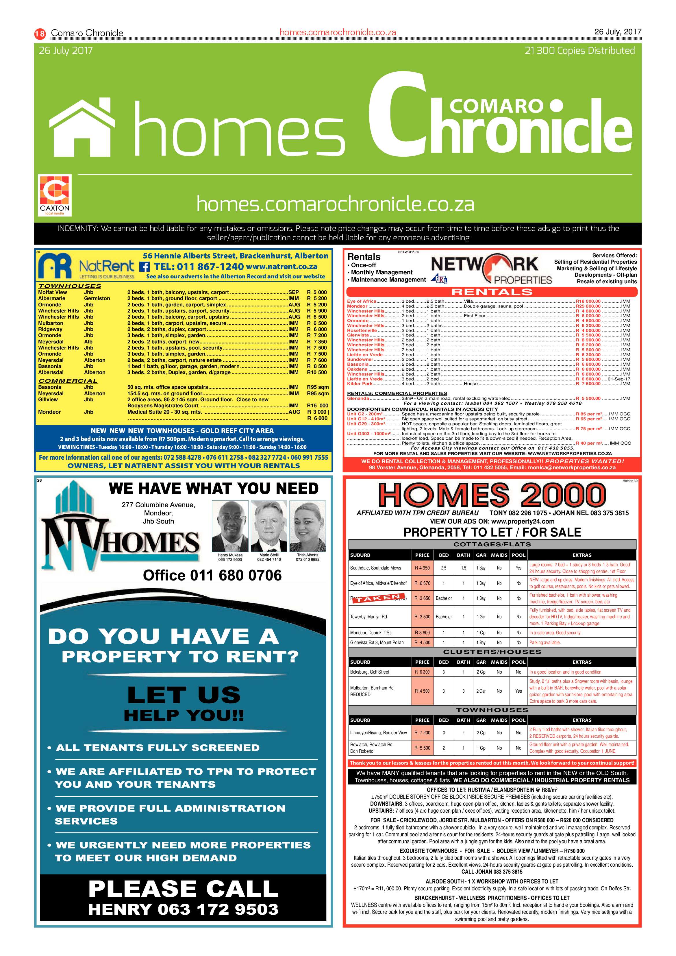 Comaro Chronicle 26 July 2017 page 18