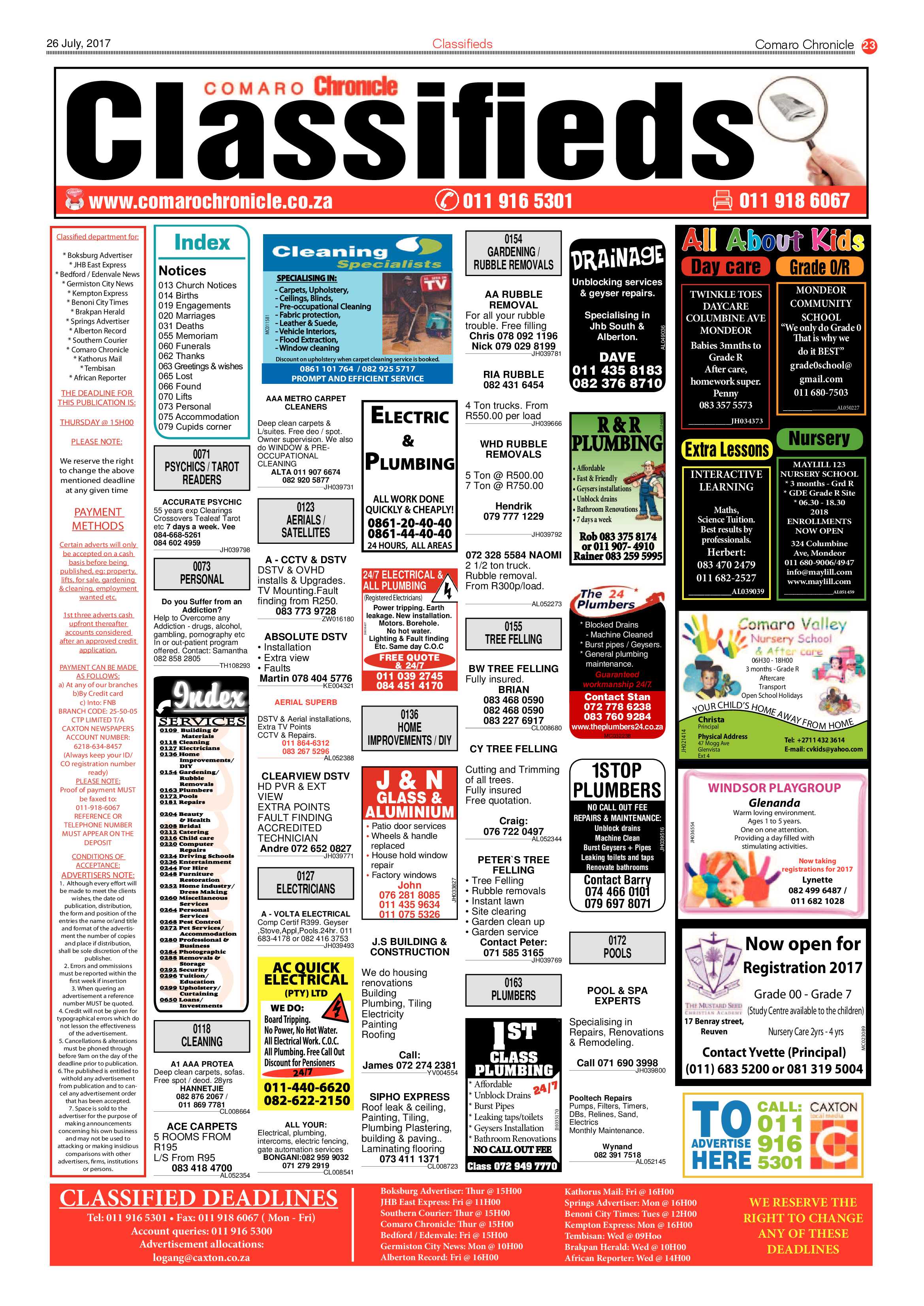 Comaro Chronicle 26 July 2017 page 23
