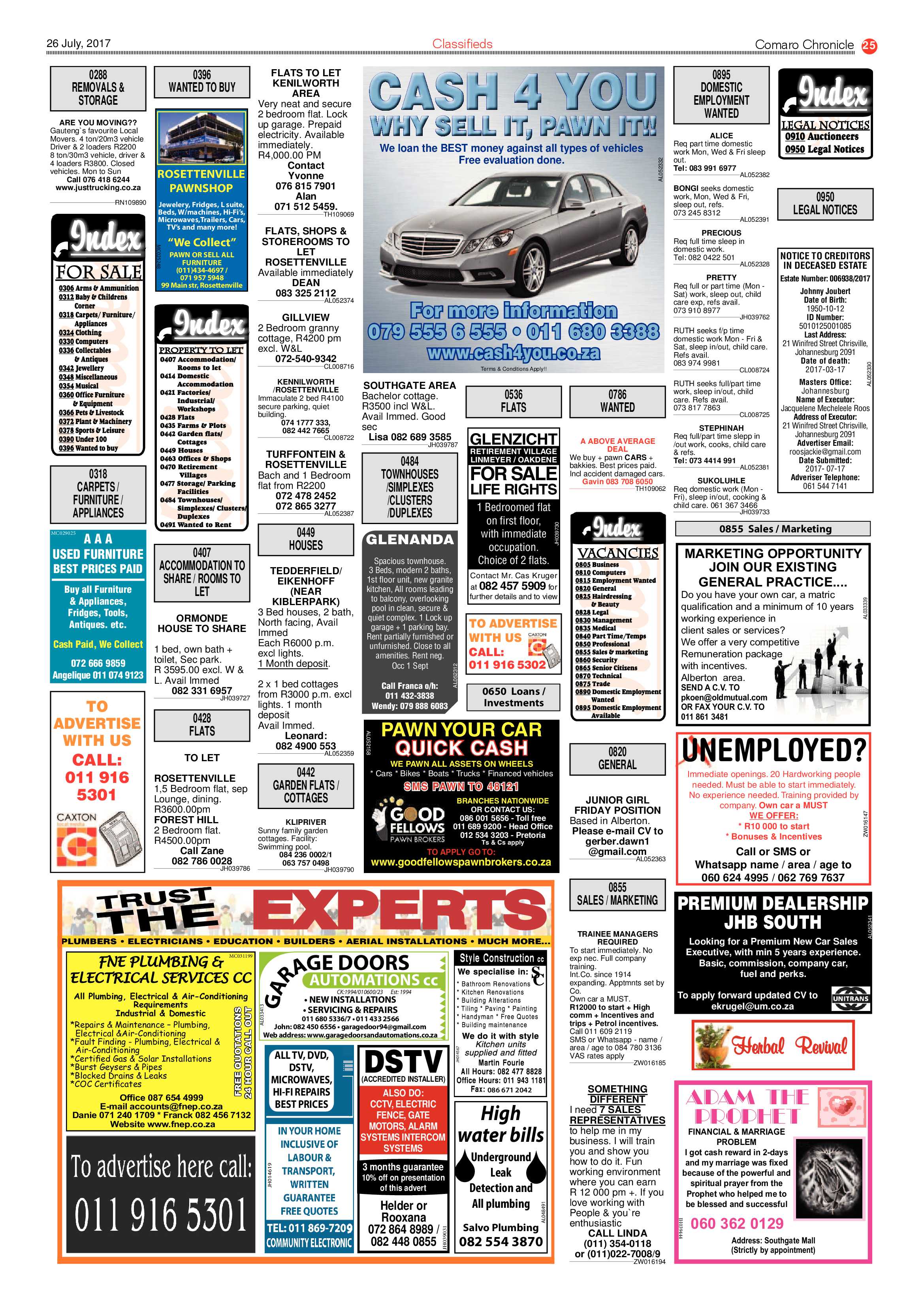Comaro Chronicle 26 July 2017 page 25
