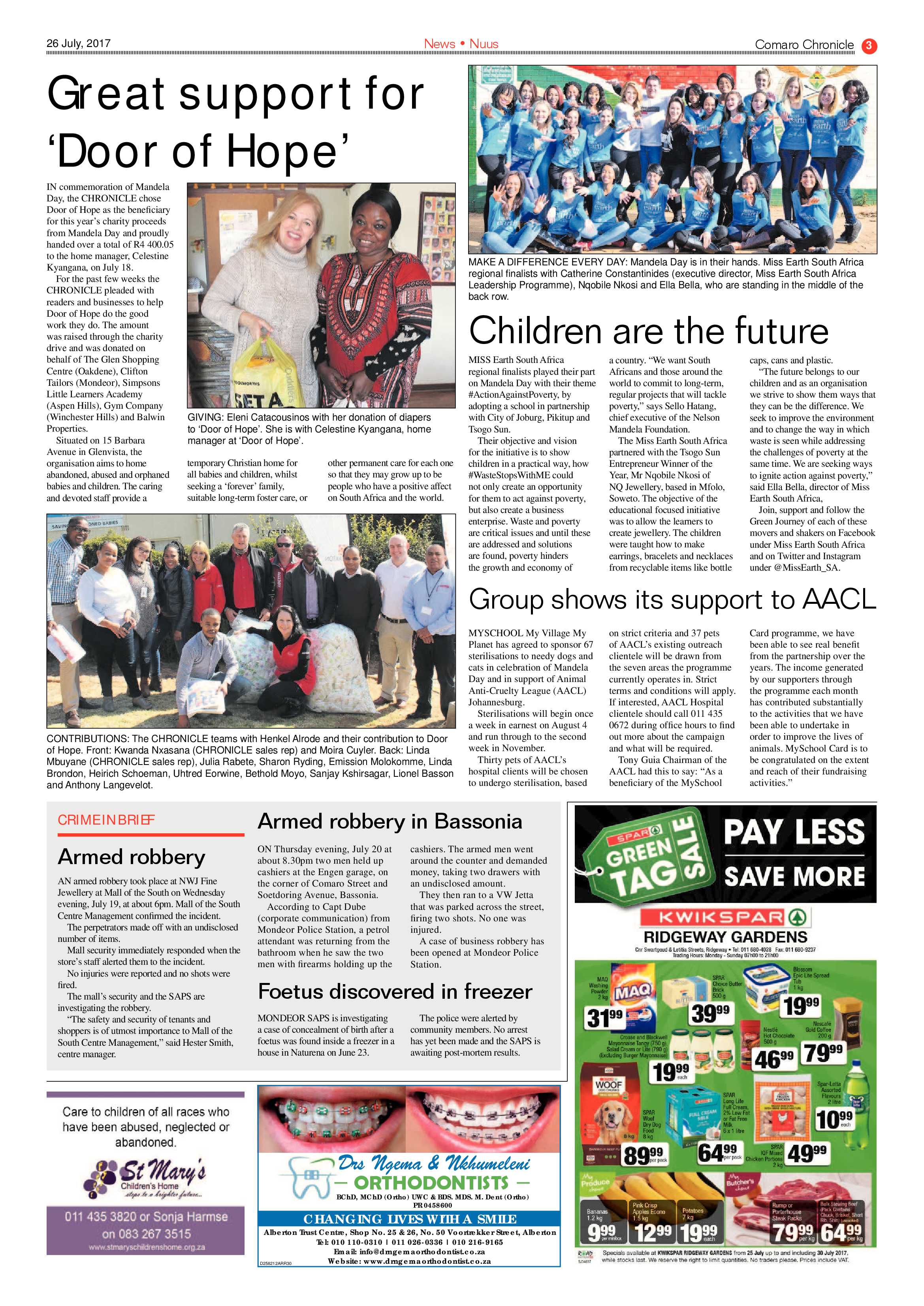 Comaro Chronicle 26 July 2017 page 3