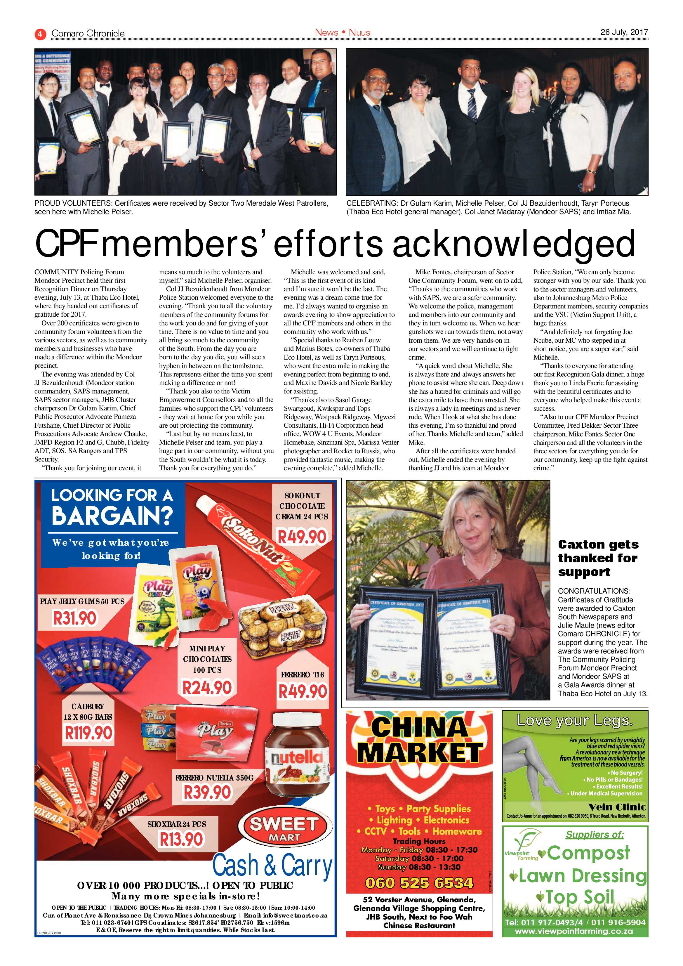 Comaro Chronicle 26 July 2017 page 4