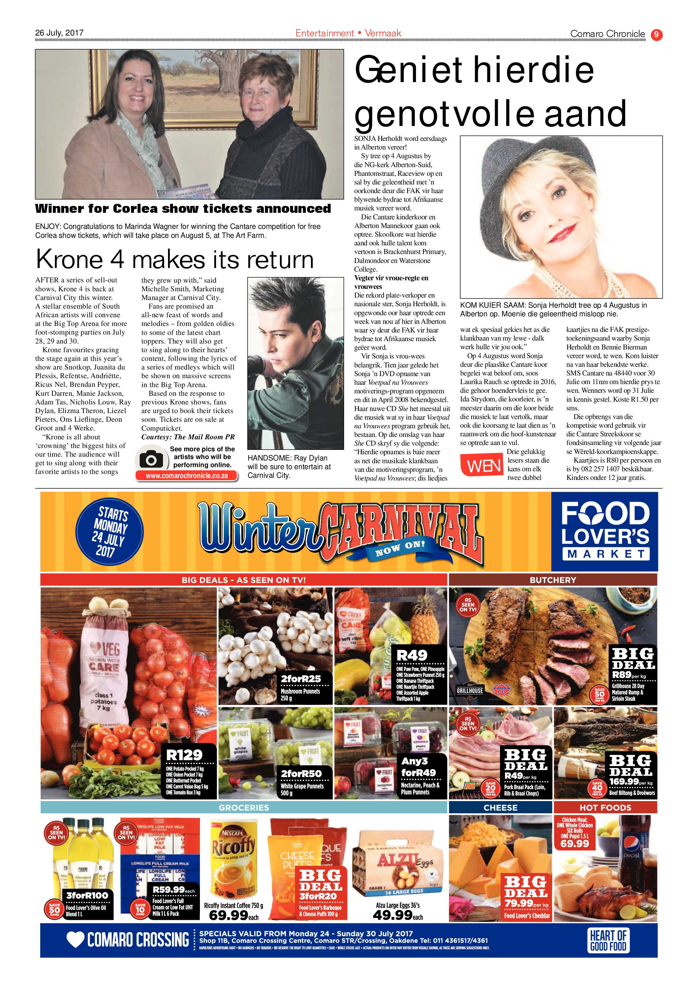 Comaro Chronicle 26 July 2017 page 9