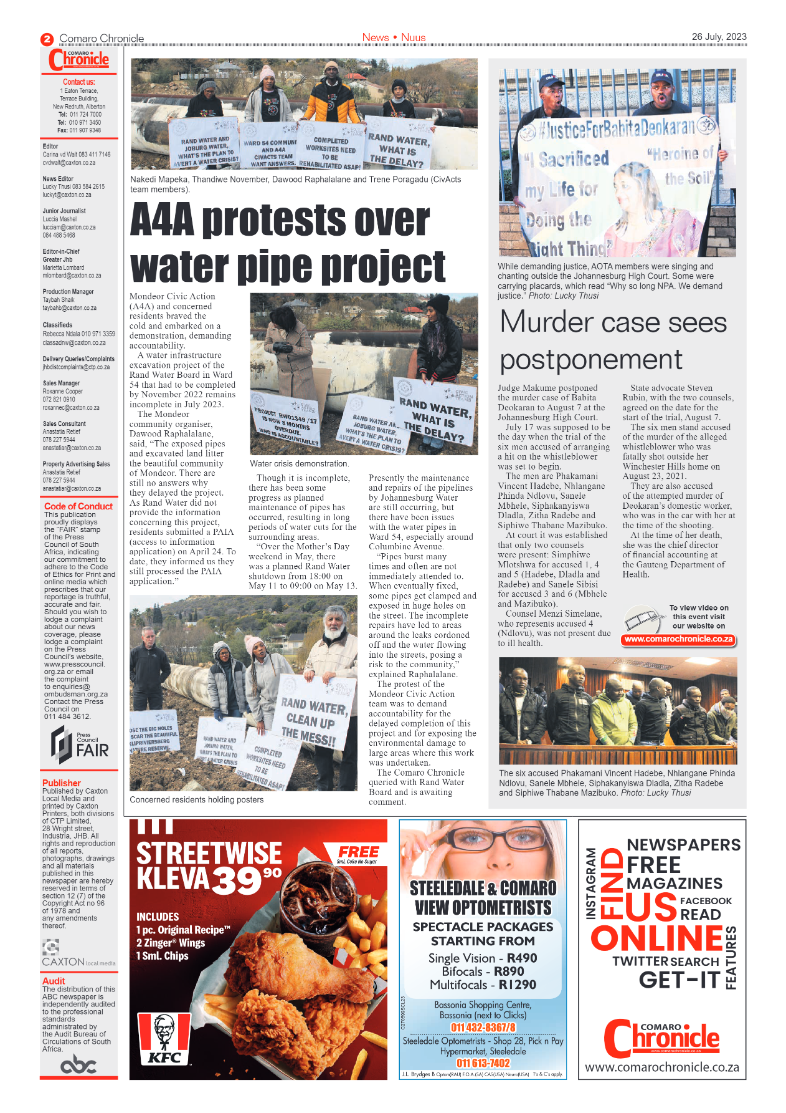 Comaro Chronicle 26 July 2023 page 2