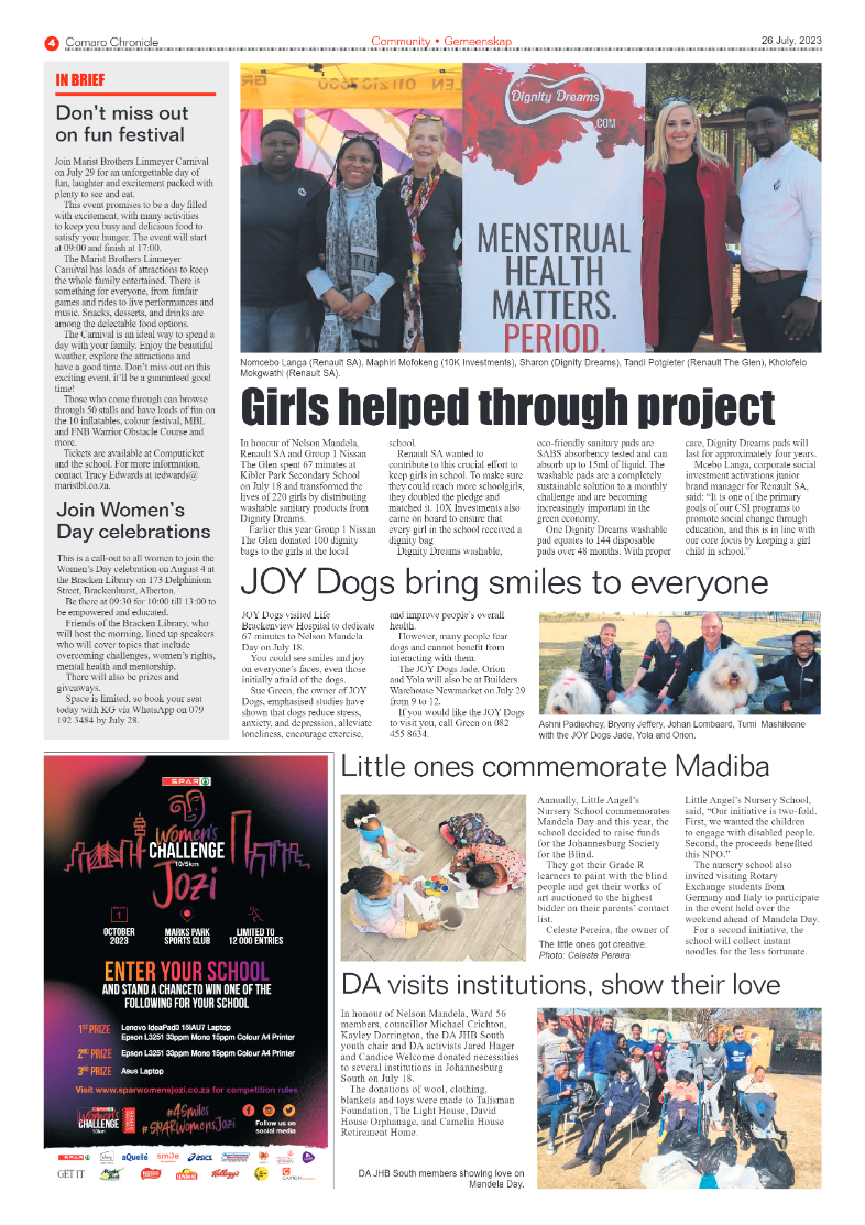 Comaro Chronicle 26 July 2023 page 4