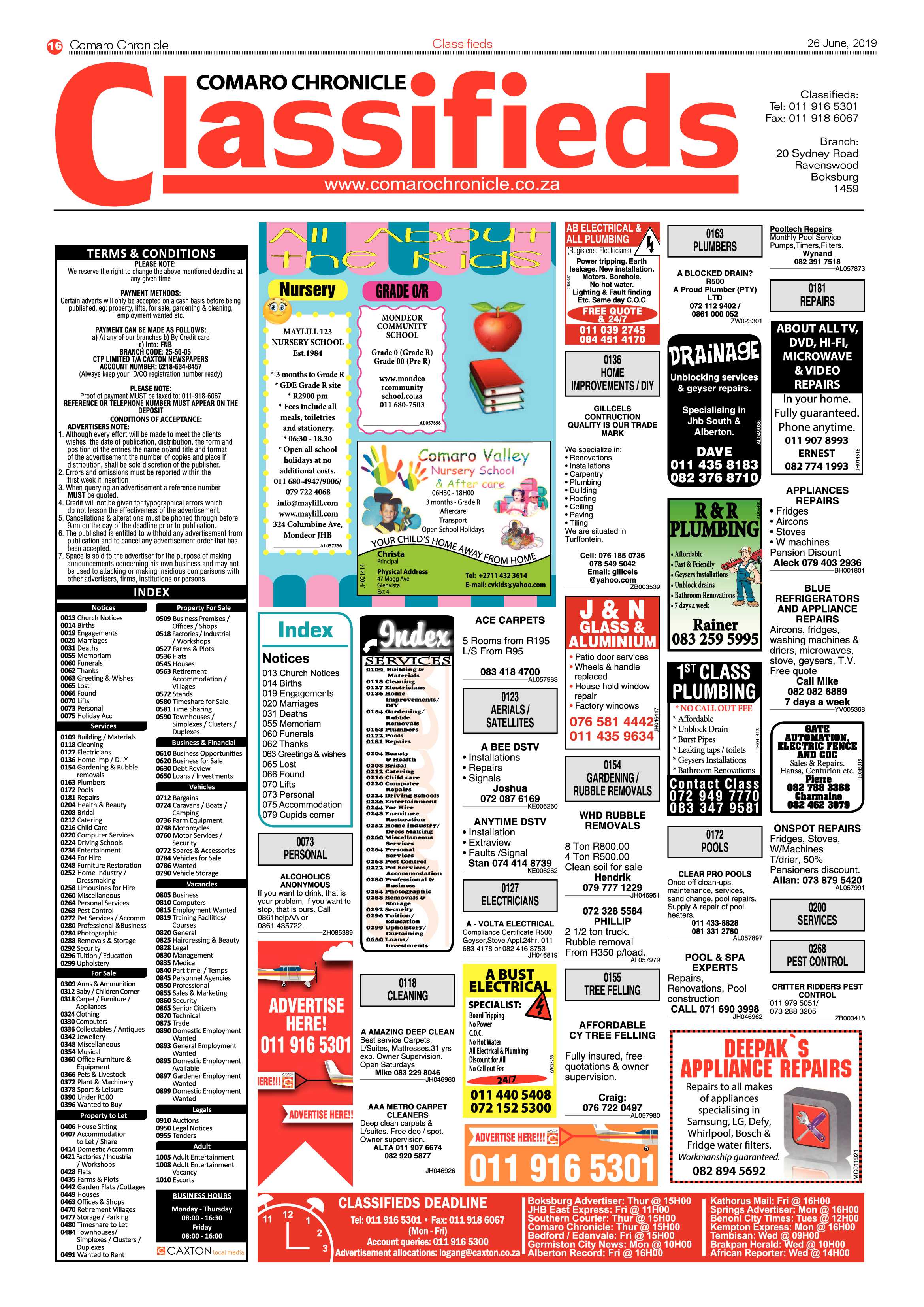 Comaro Chronicle 26 June 2019 page 16
