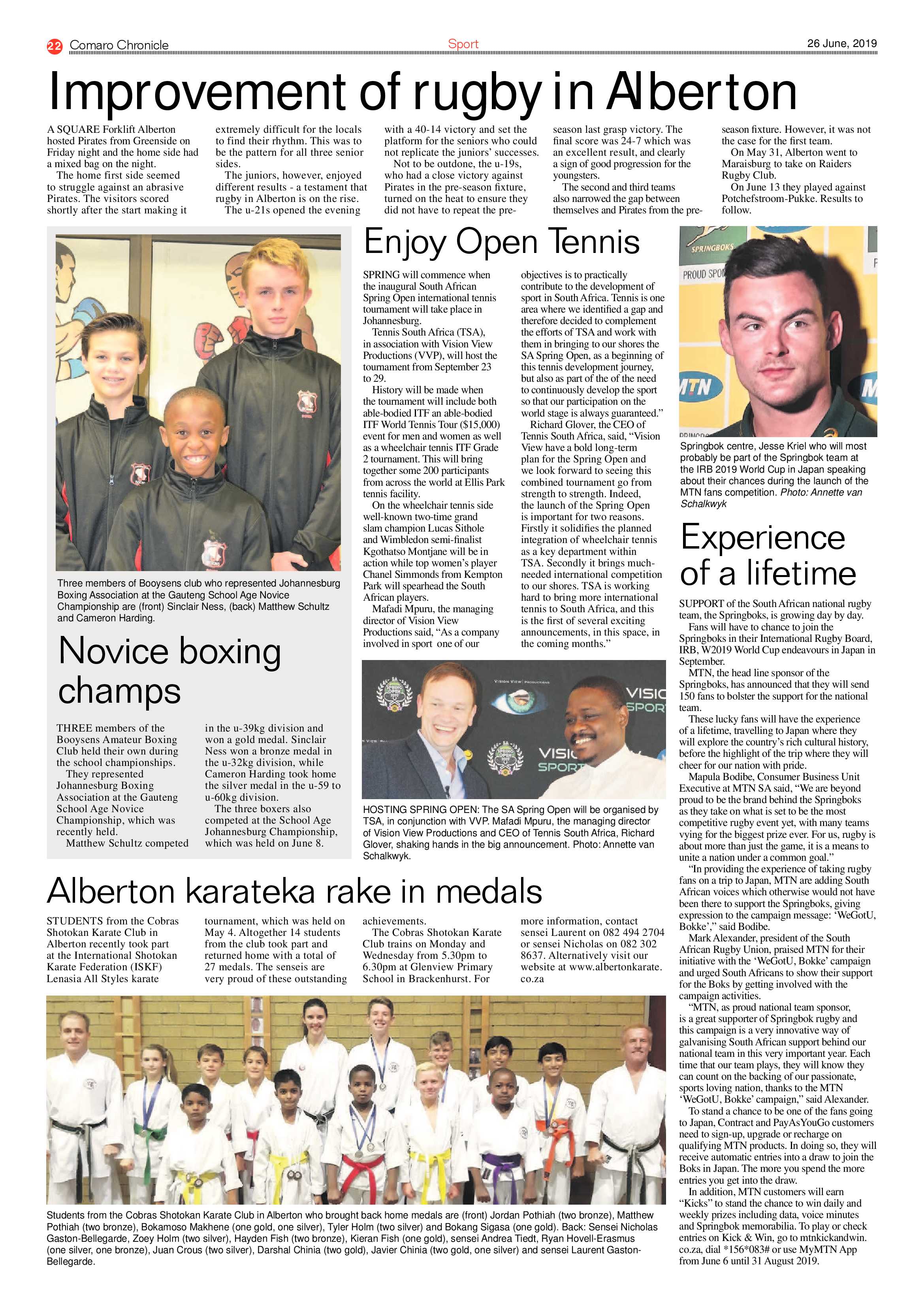 Comaro Chronicle 26 June 2019 page 22