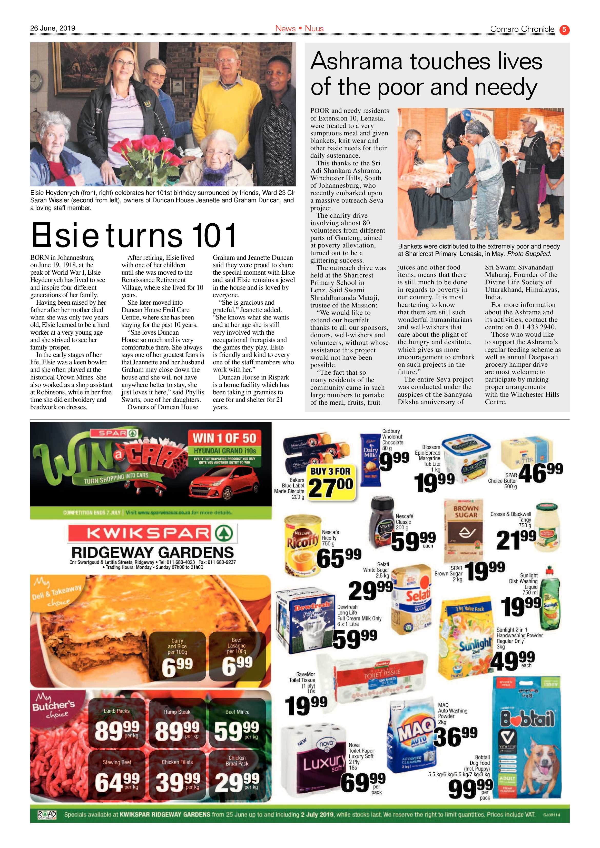Comaro Chronicle 26 June 2019 page 5
