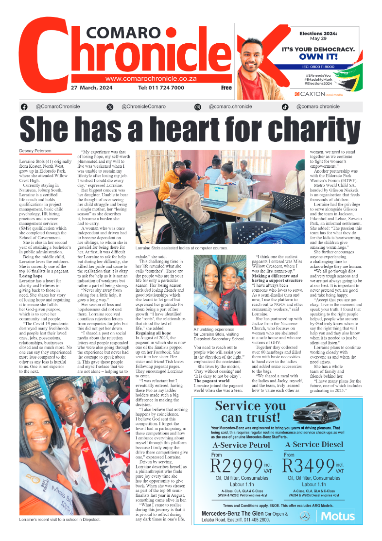 Comaro Chronicle 26 March 2024 page 1